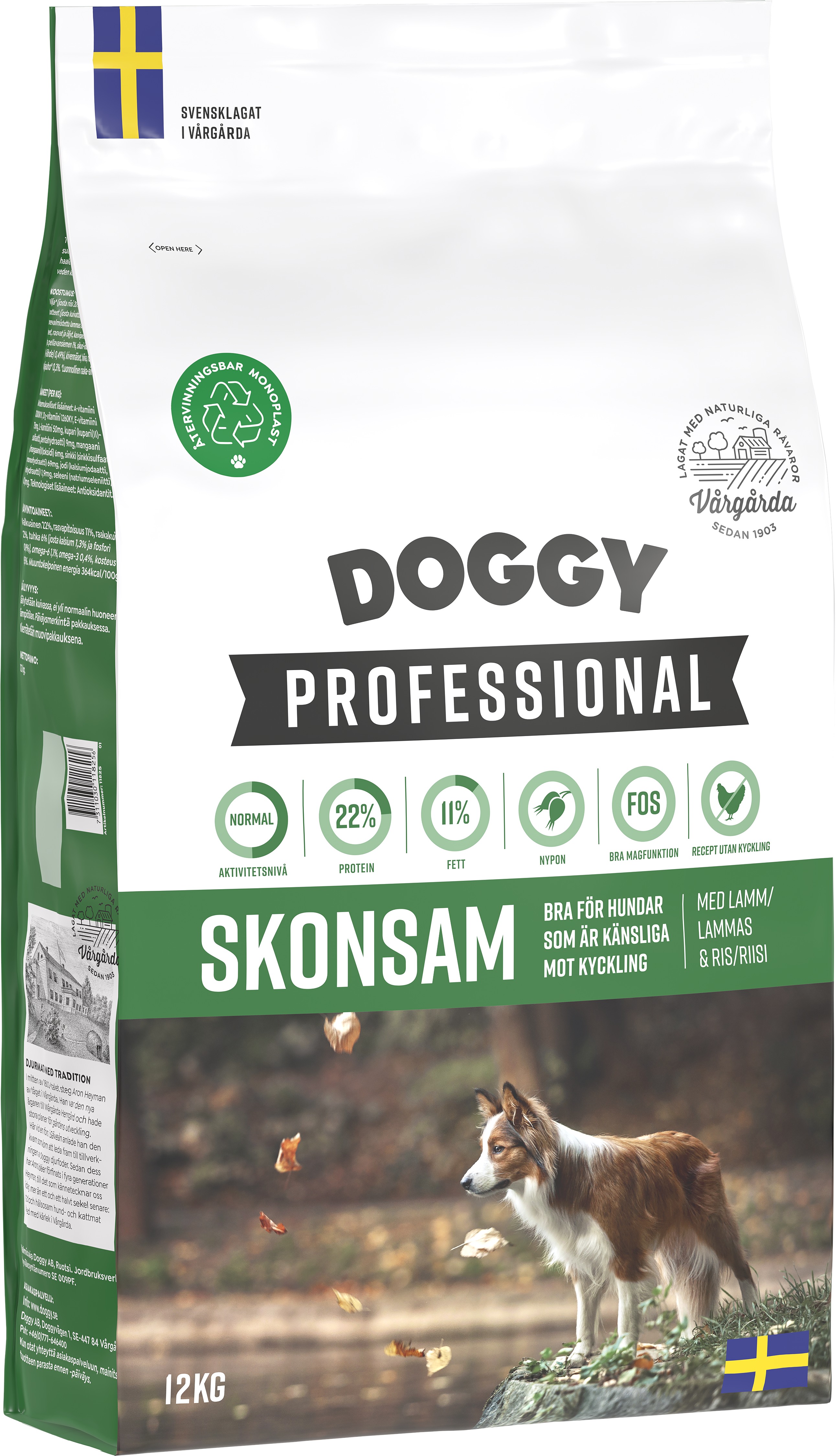 Skonsam Hundfoder 12kg