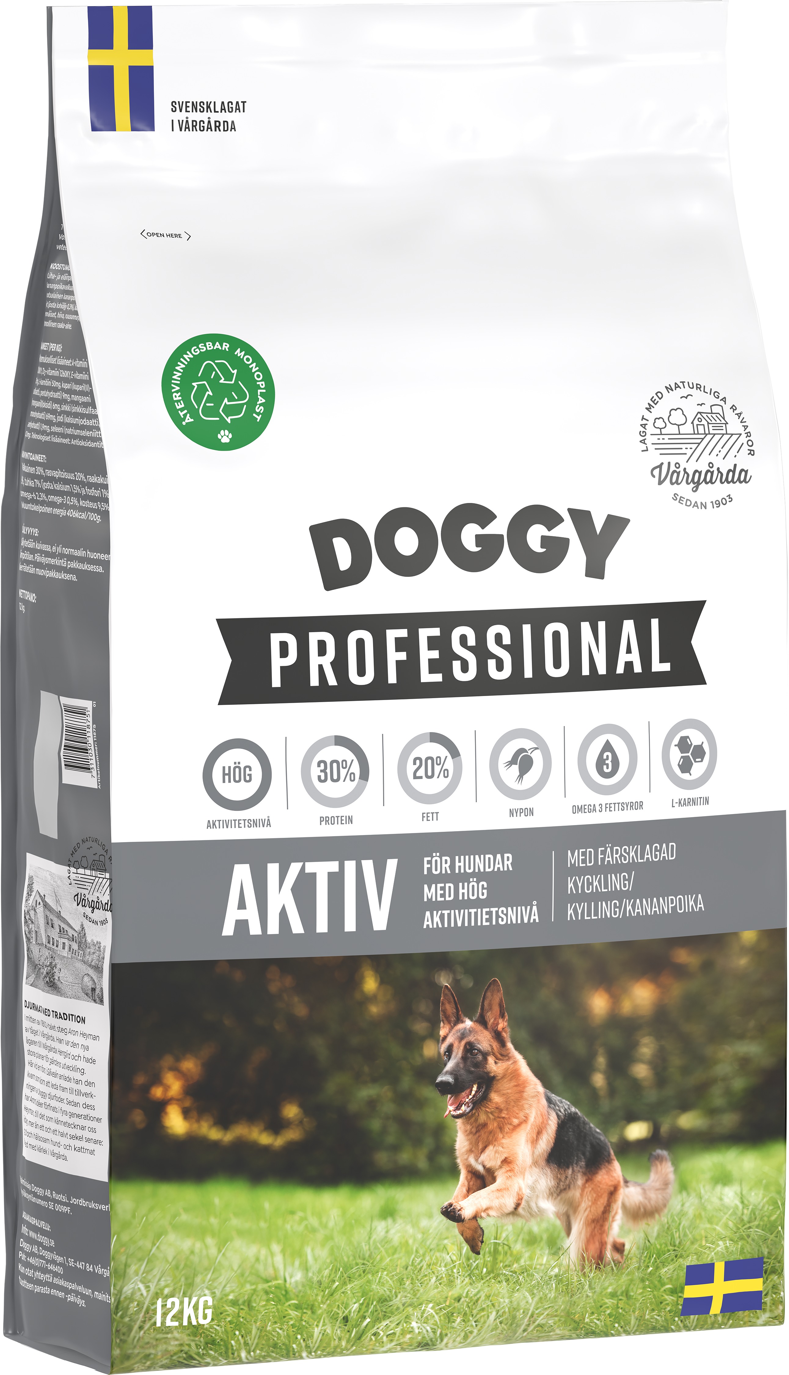 Aktiv Hundfoder 12kg