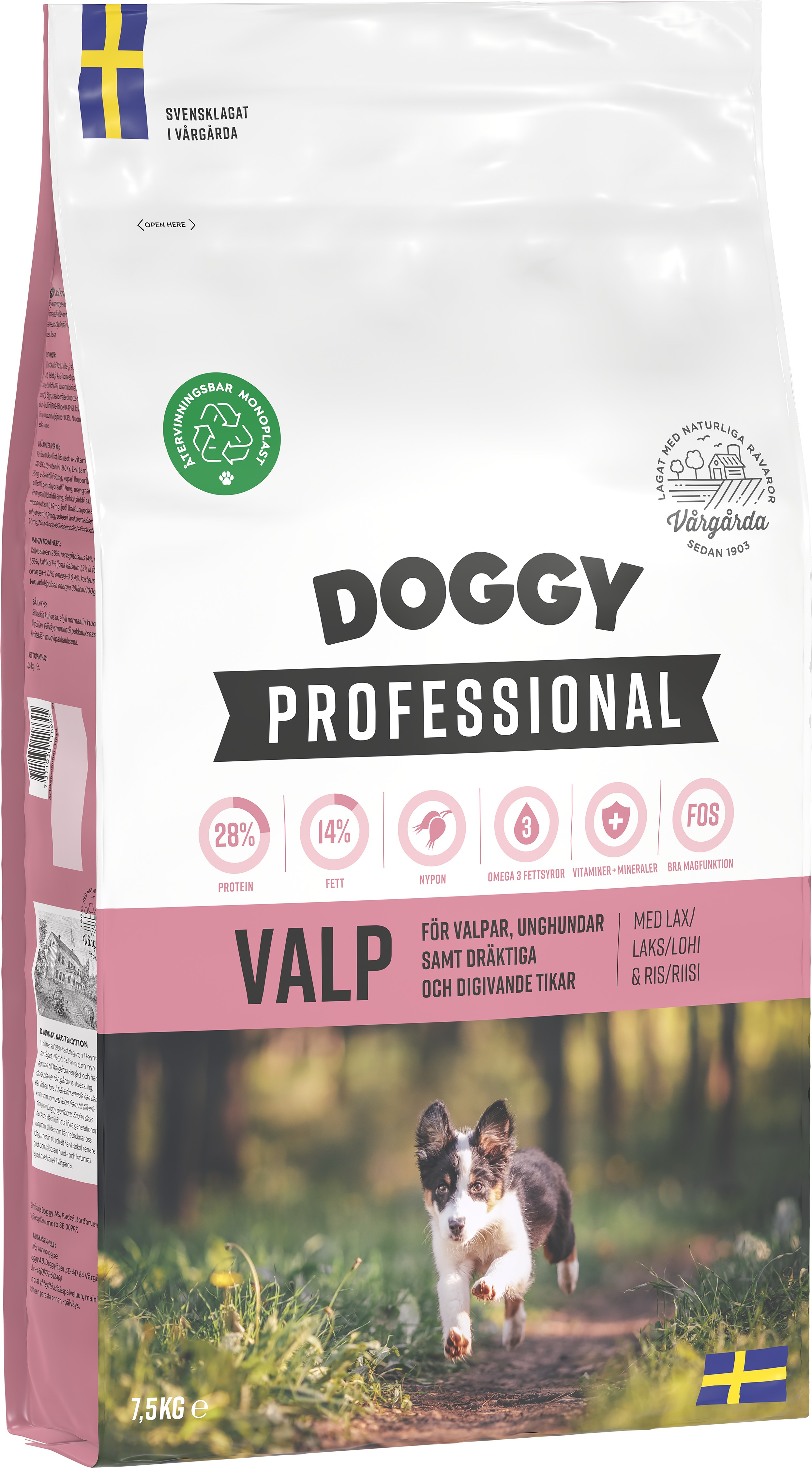 Valp Hundfoder 7,5kg