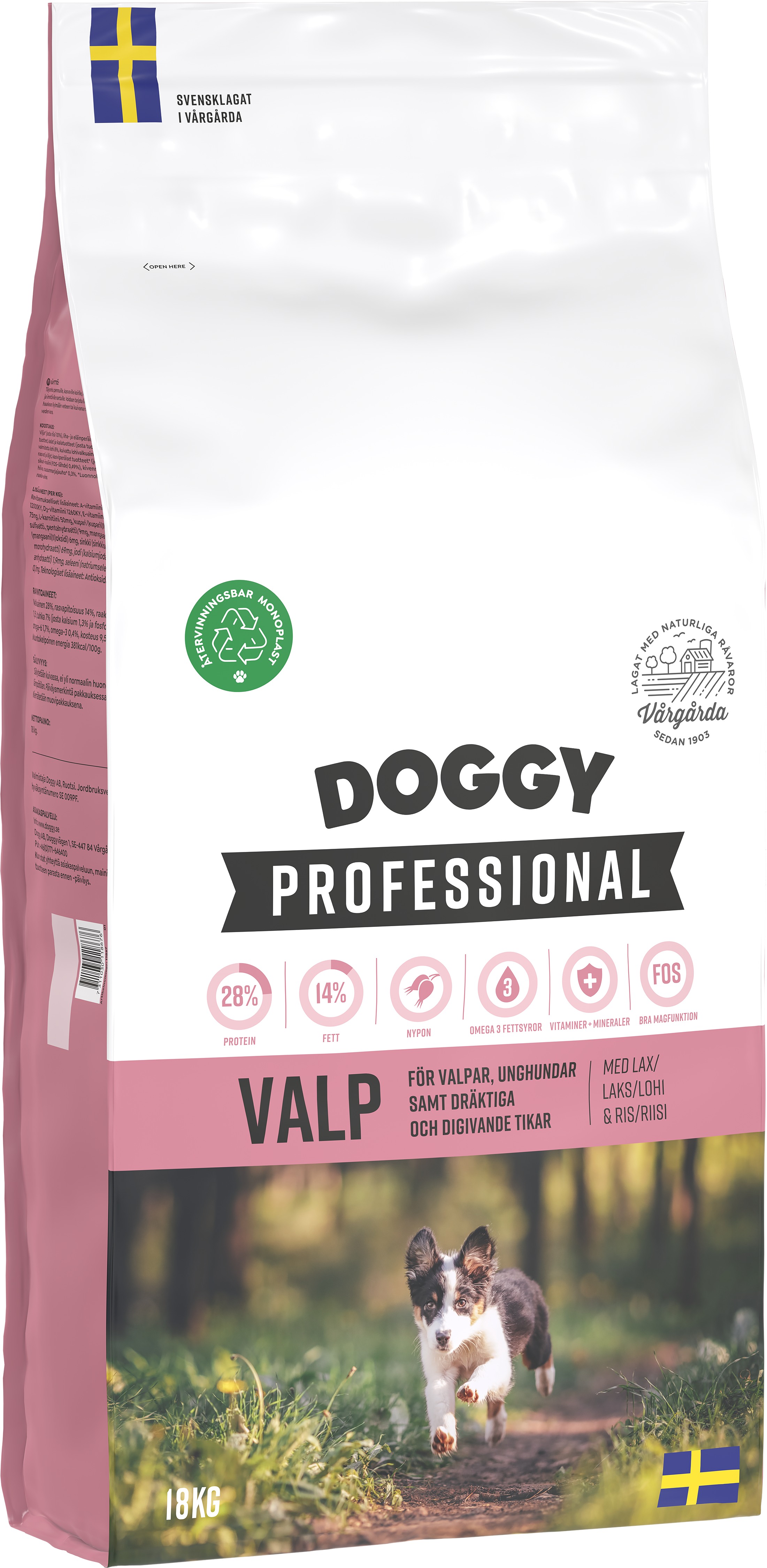 Valp Hundfoder 18kg