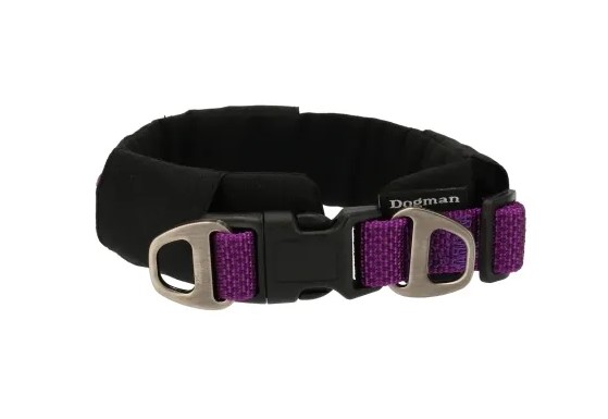 Emmi Fodrat Hundhalsband St&auml;llbart Lila