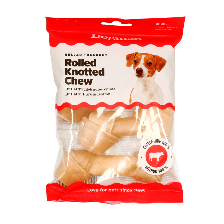 Tuggknut Rullad 4p Brun 11cm