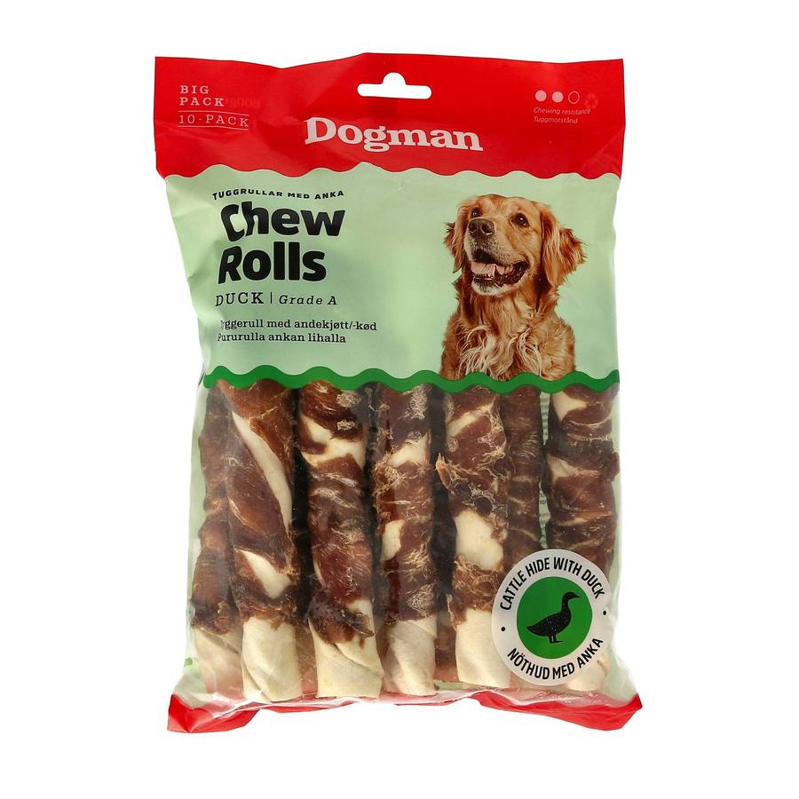 Tuggrullar med Anka 10p Vit 17,5cm