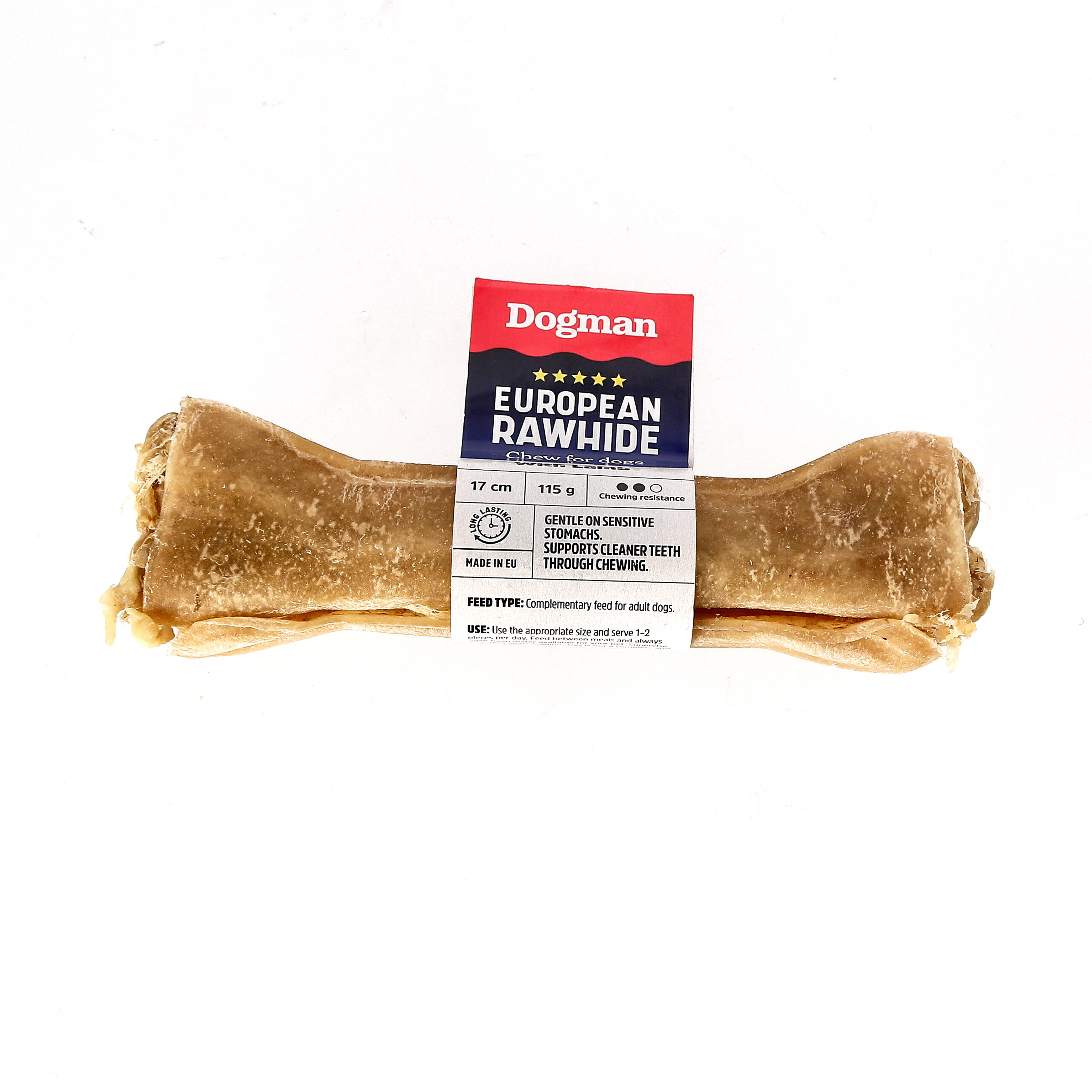 Europeiskt råhudstugg med lamm 17cm