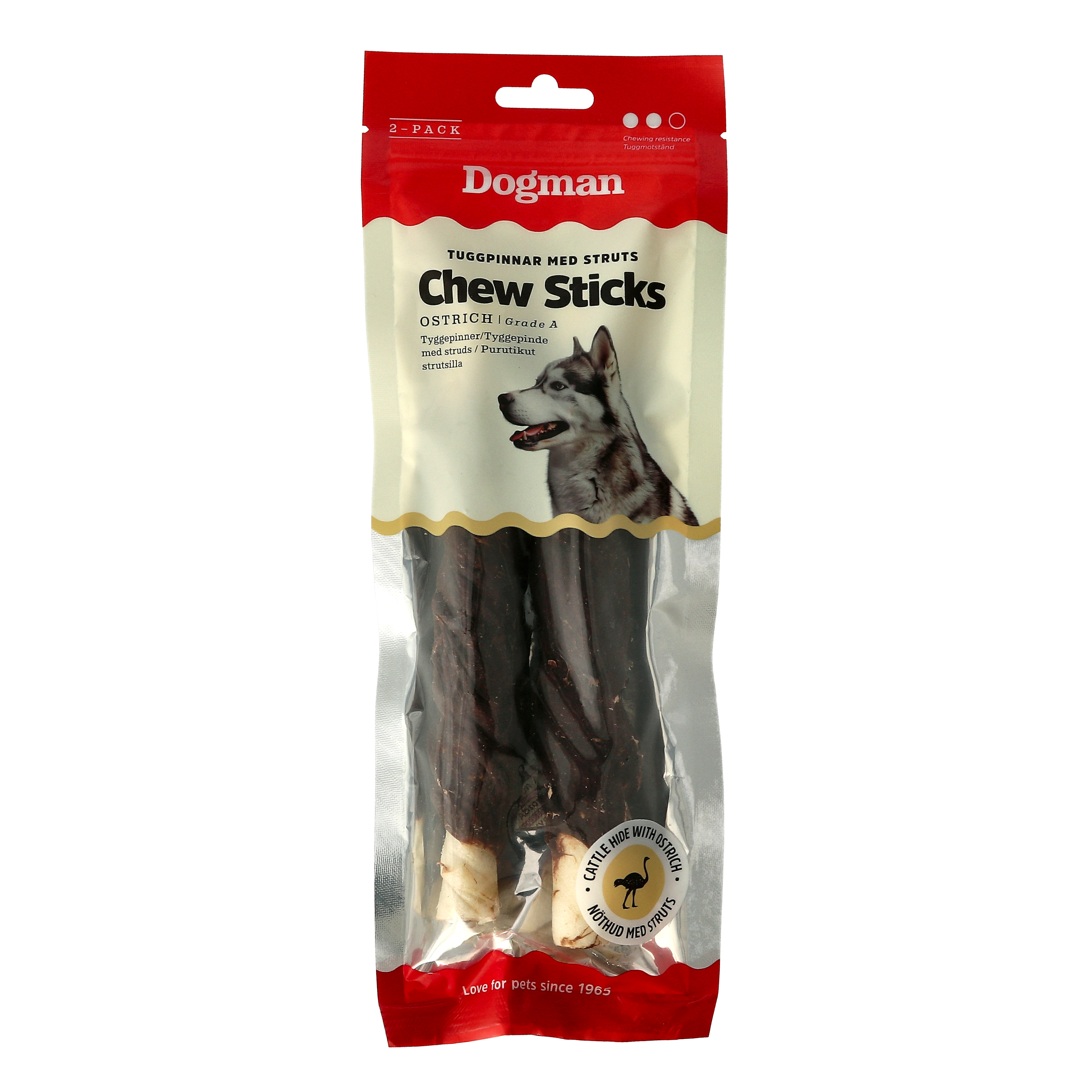 Tuggpinnar med Struts 2p 20cm