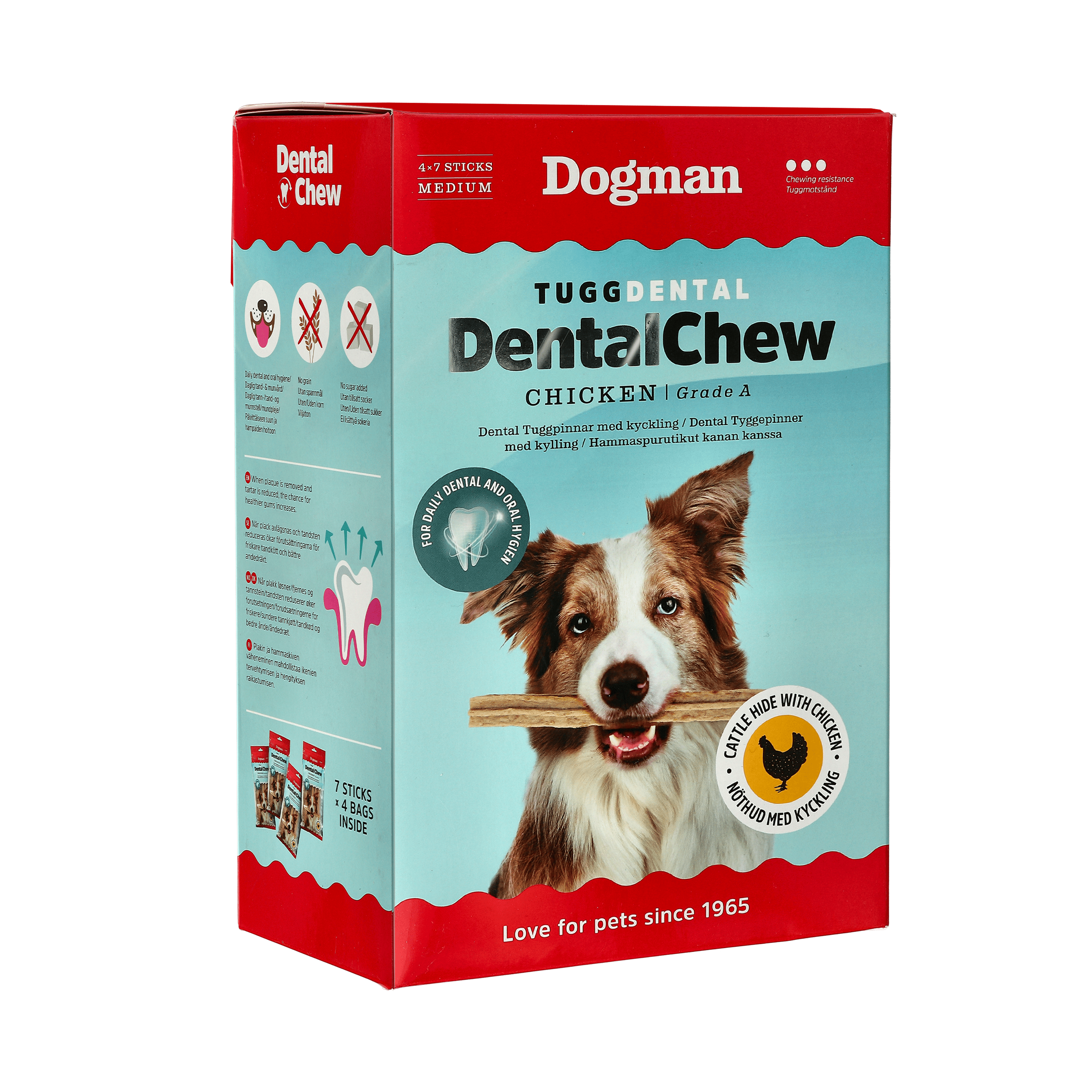 Tugg Dental med Kyckling 28p 17,5cm