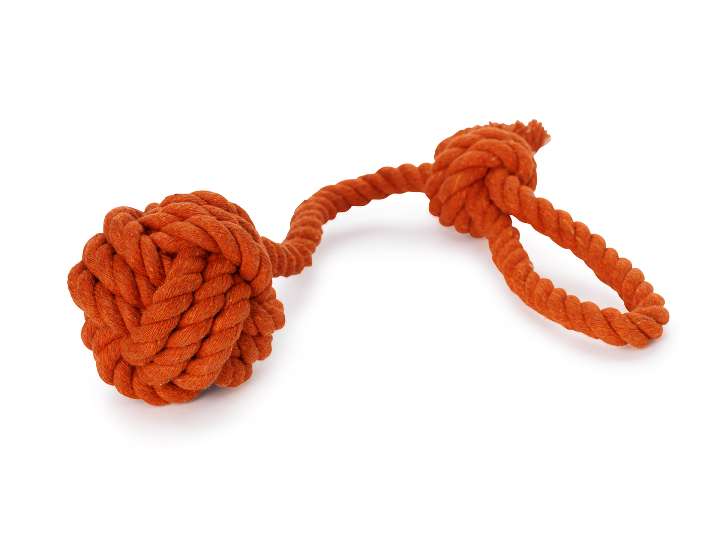 Leksak Repboll med handtag Orange