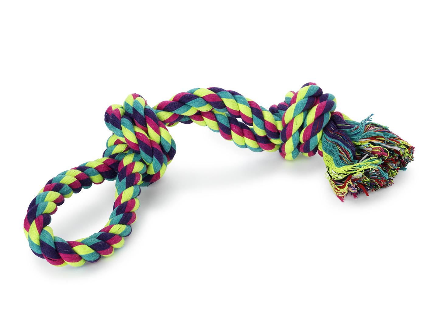 Leksak Rep Dubbel med Knutar
