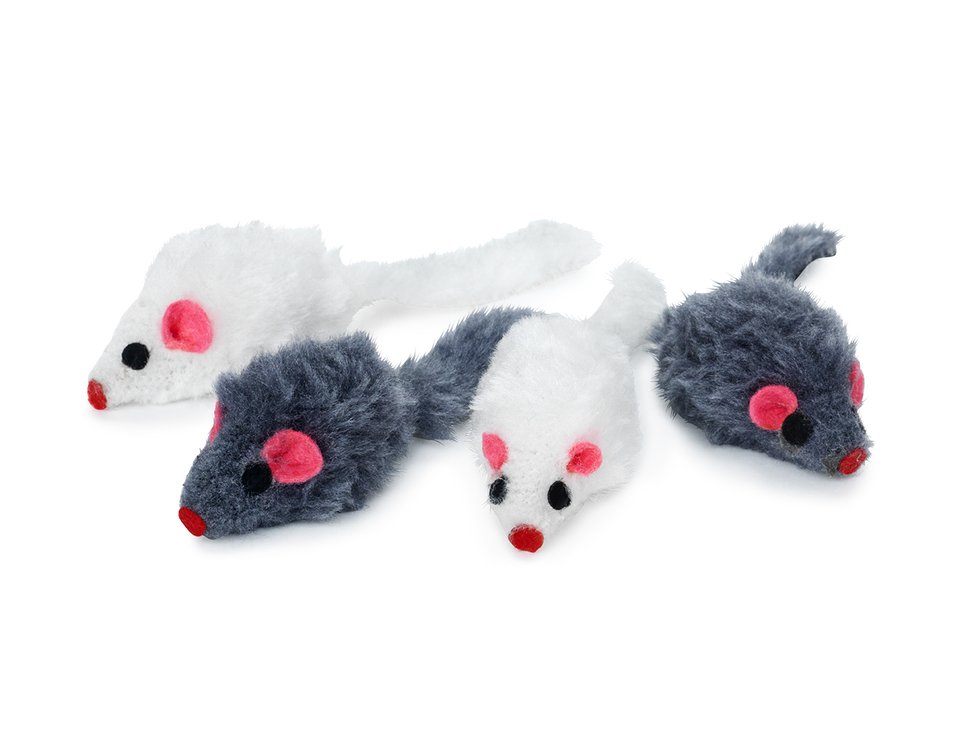 Kattleksak M&ouml;ss 4p Flerf&auml;rgad