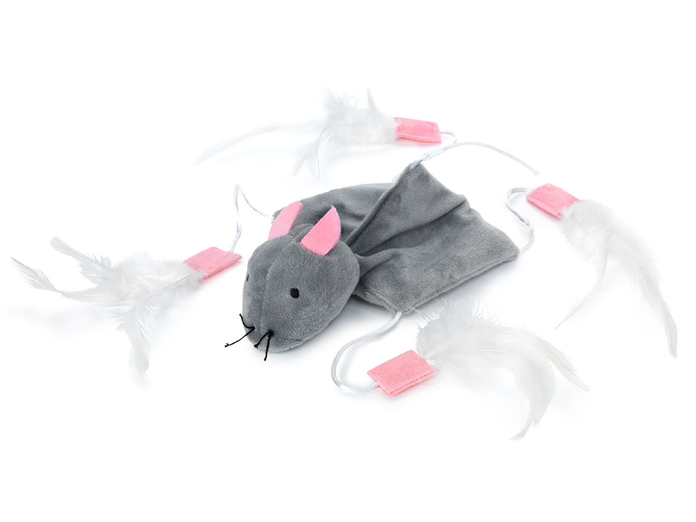 Kattleksak Mus Gr&aring;
