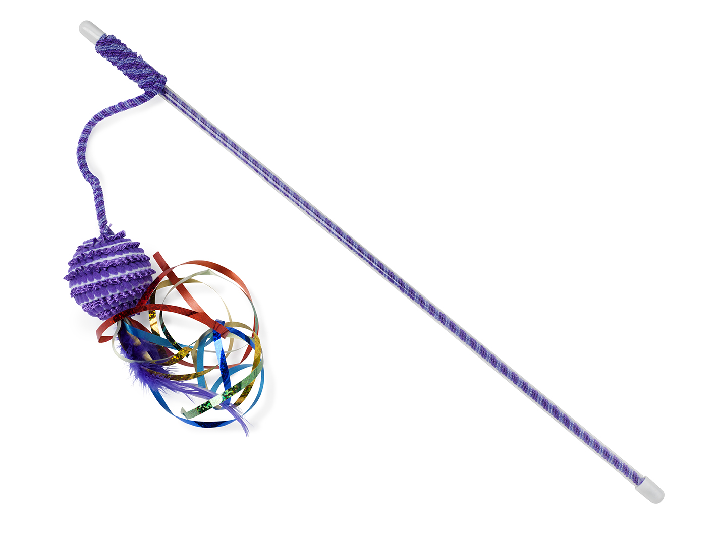 Kattleksak Spö Fransboll Lila