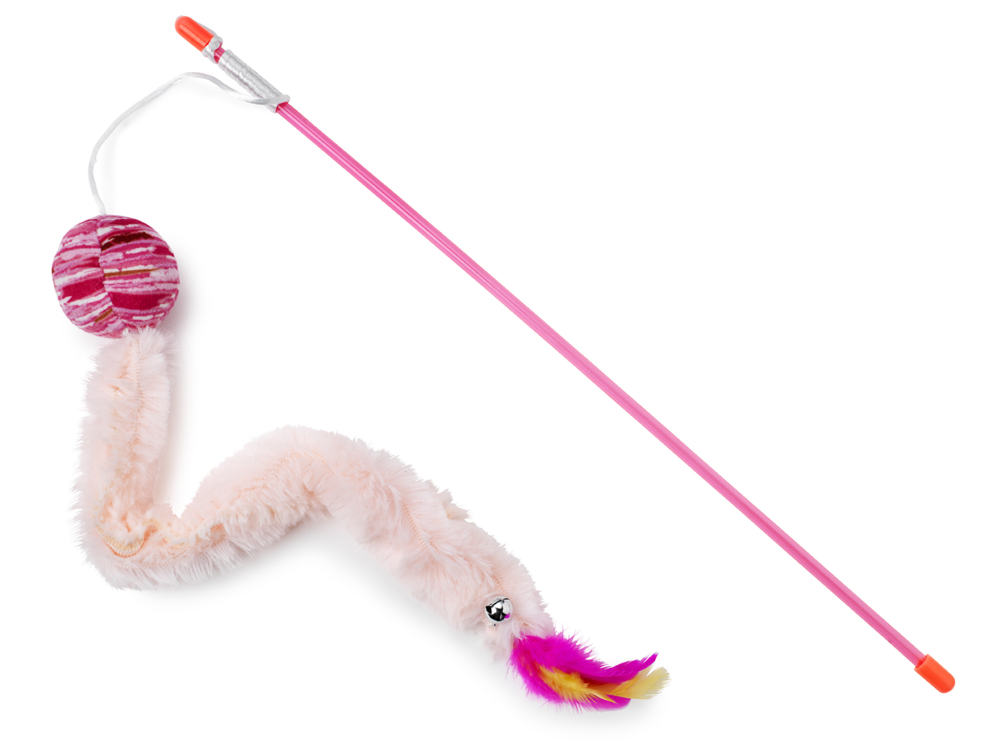 Kattleksak Sp&ouml; Fuzzy Rosa