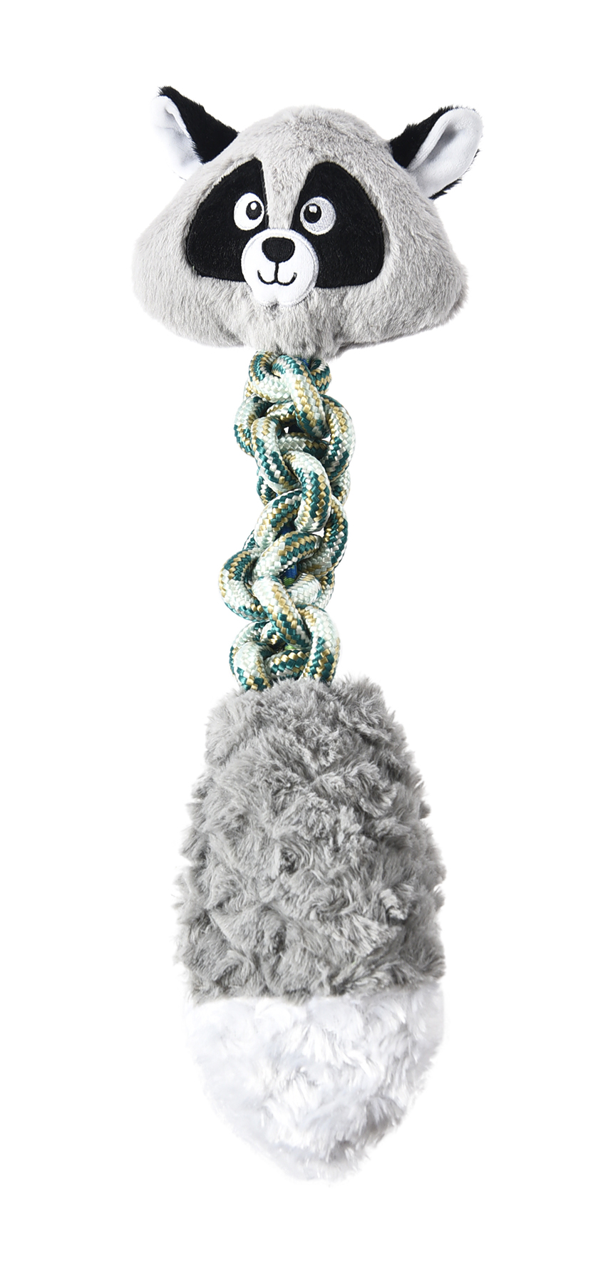 Rough Play Hundleksak Tv&auml;ttbj&ouml;rn Gr&aring; 42,5cm