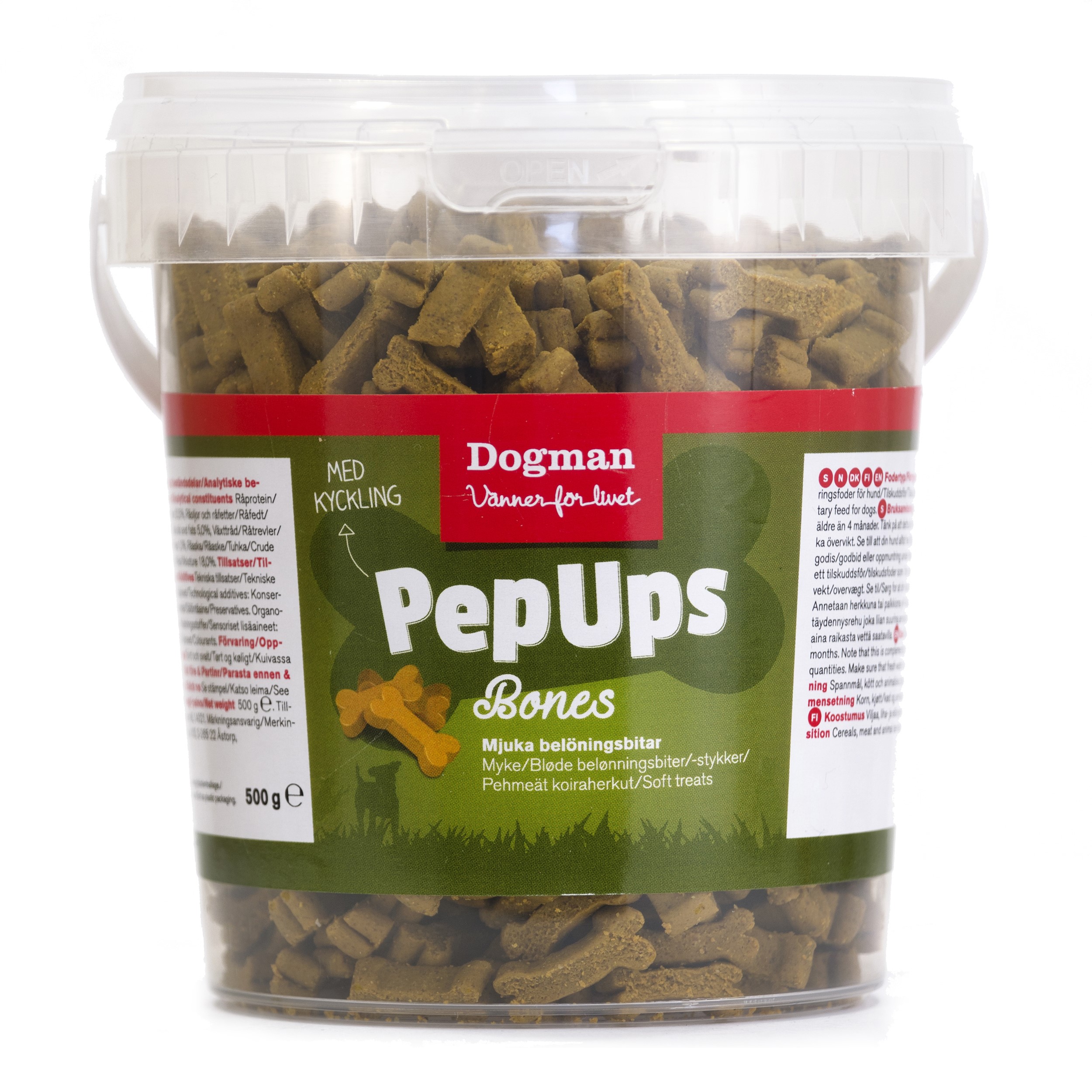 PepUps Bones Kyckling Hundgodis 500g