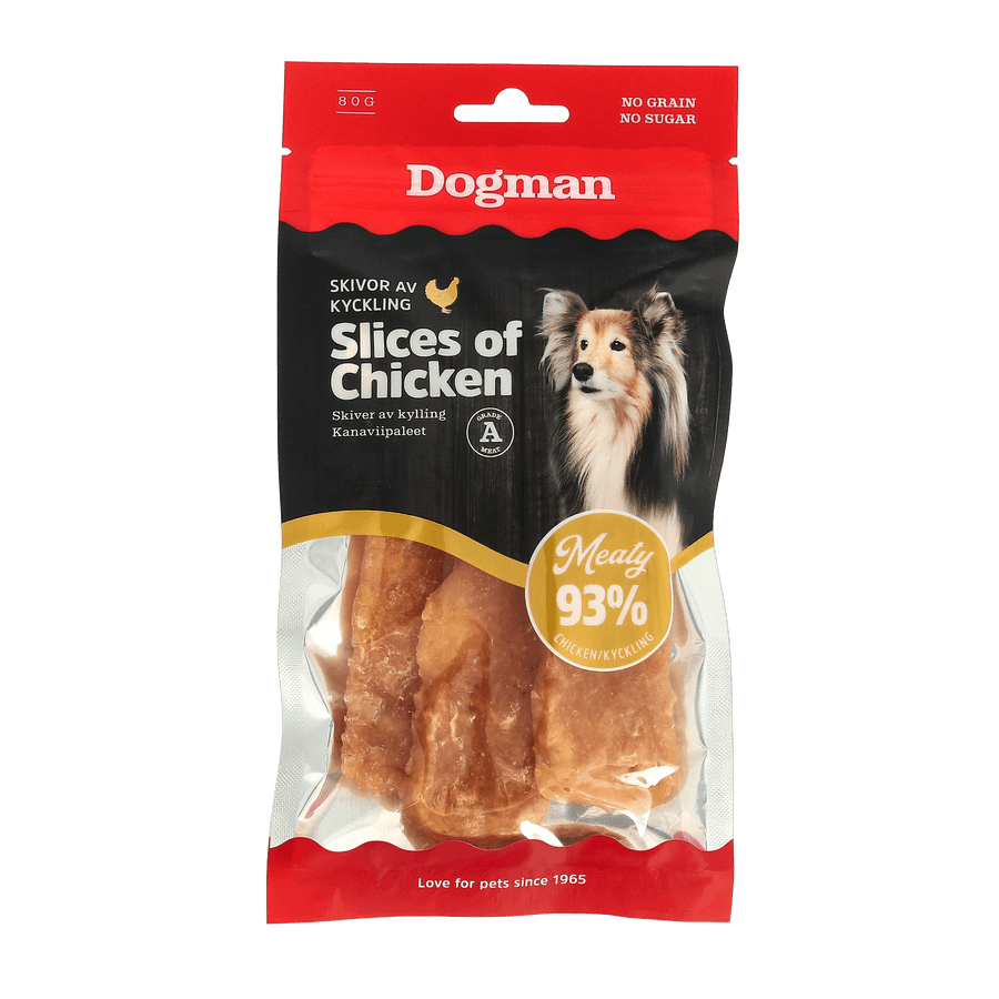 Meaty Slices of Chicken Hundgodis