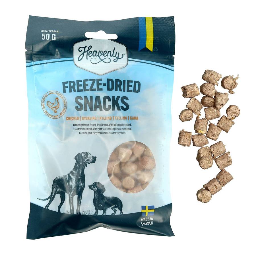 Frystorkat Snacks av Kyckling 50g