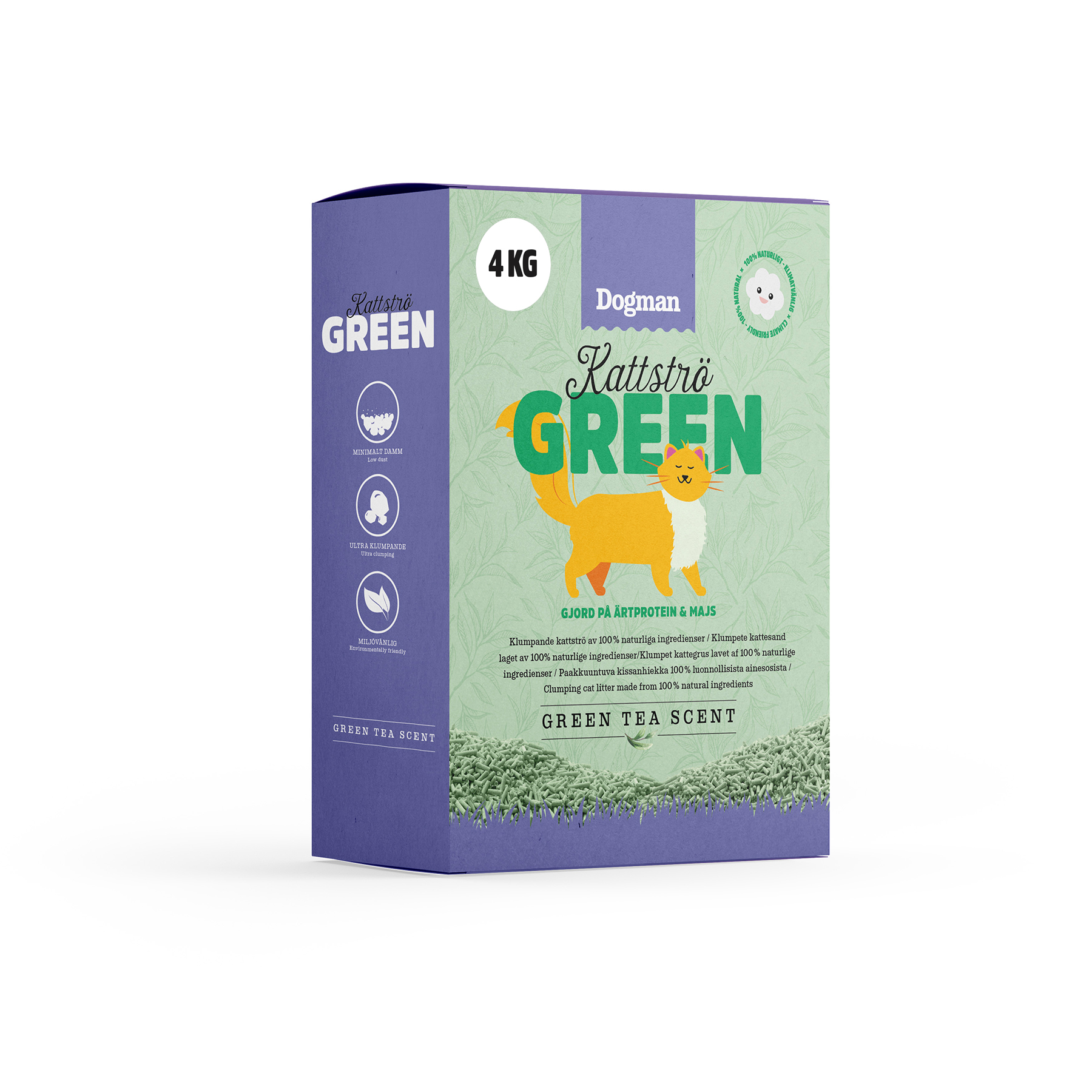 Kattstr&ouml; Green Tea Scented 4kg