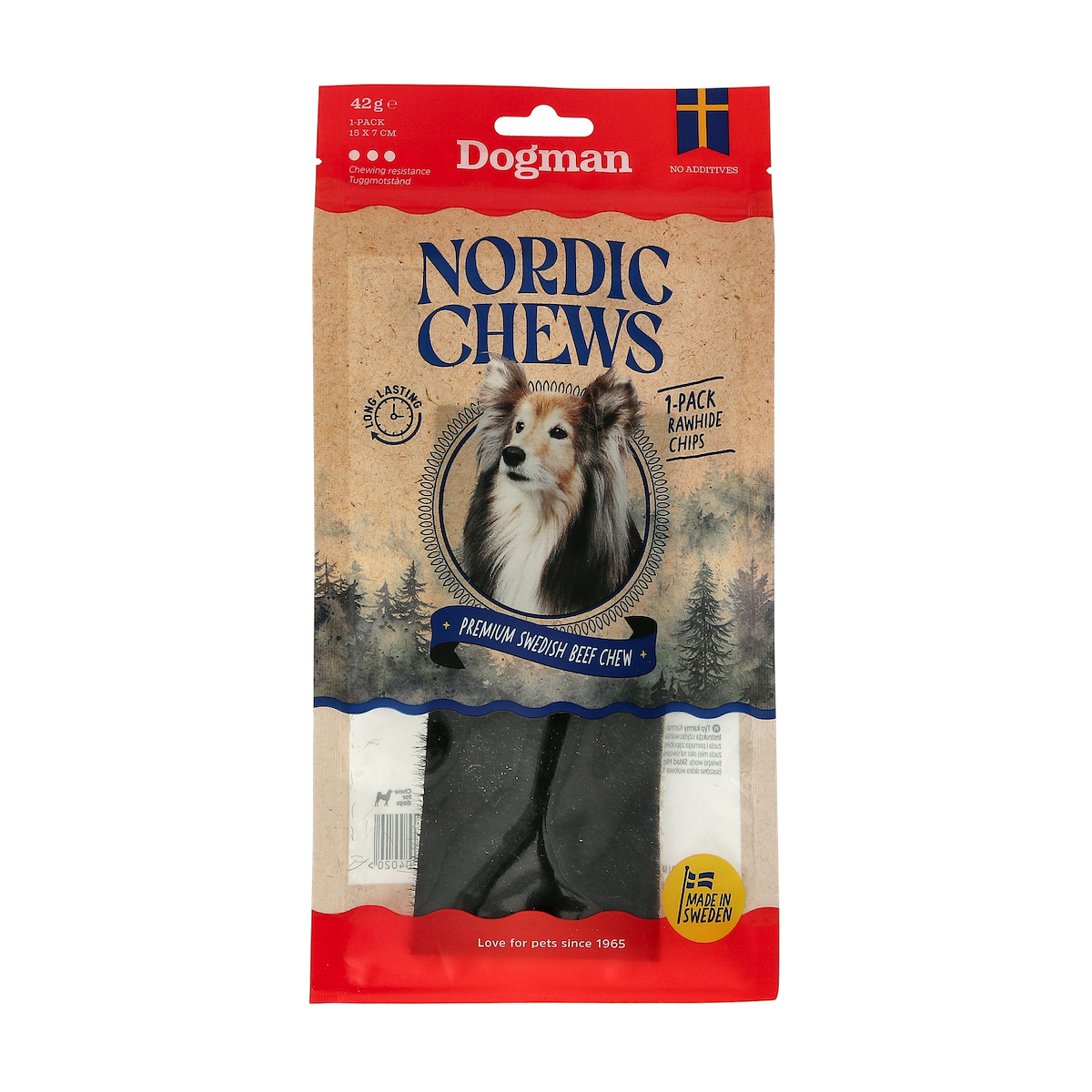 Nordic Chews Beef Rawhide Chips 1p