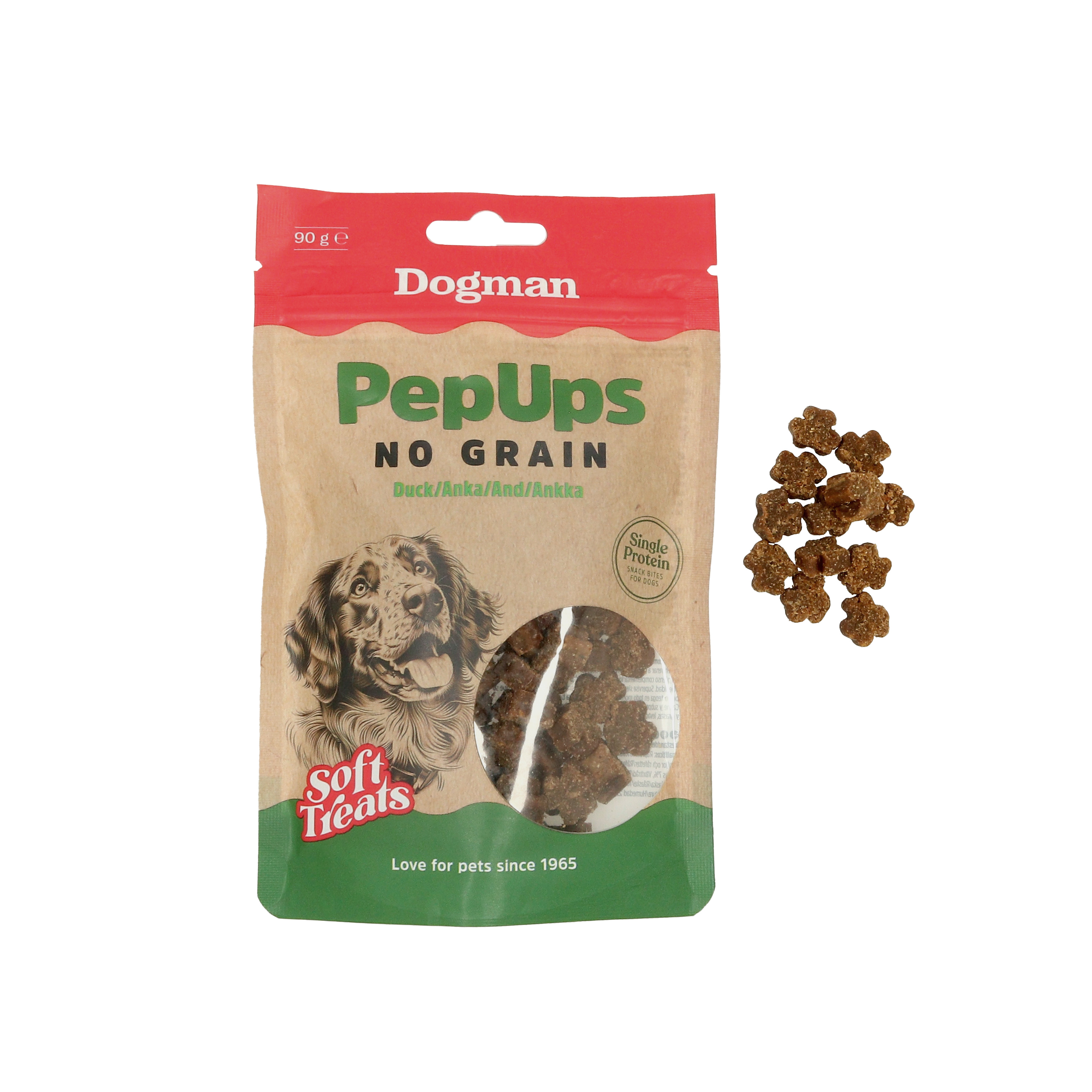 Pep Ups No Grain Anka Hundgodis 90g