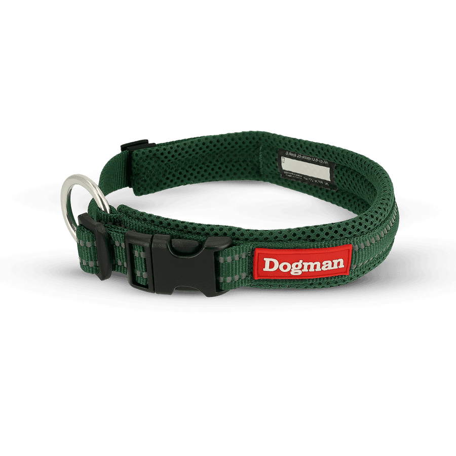 Air Mesh Vadderat Halsband Olivgr&ouml;n