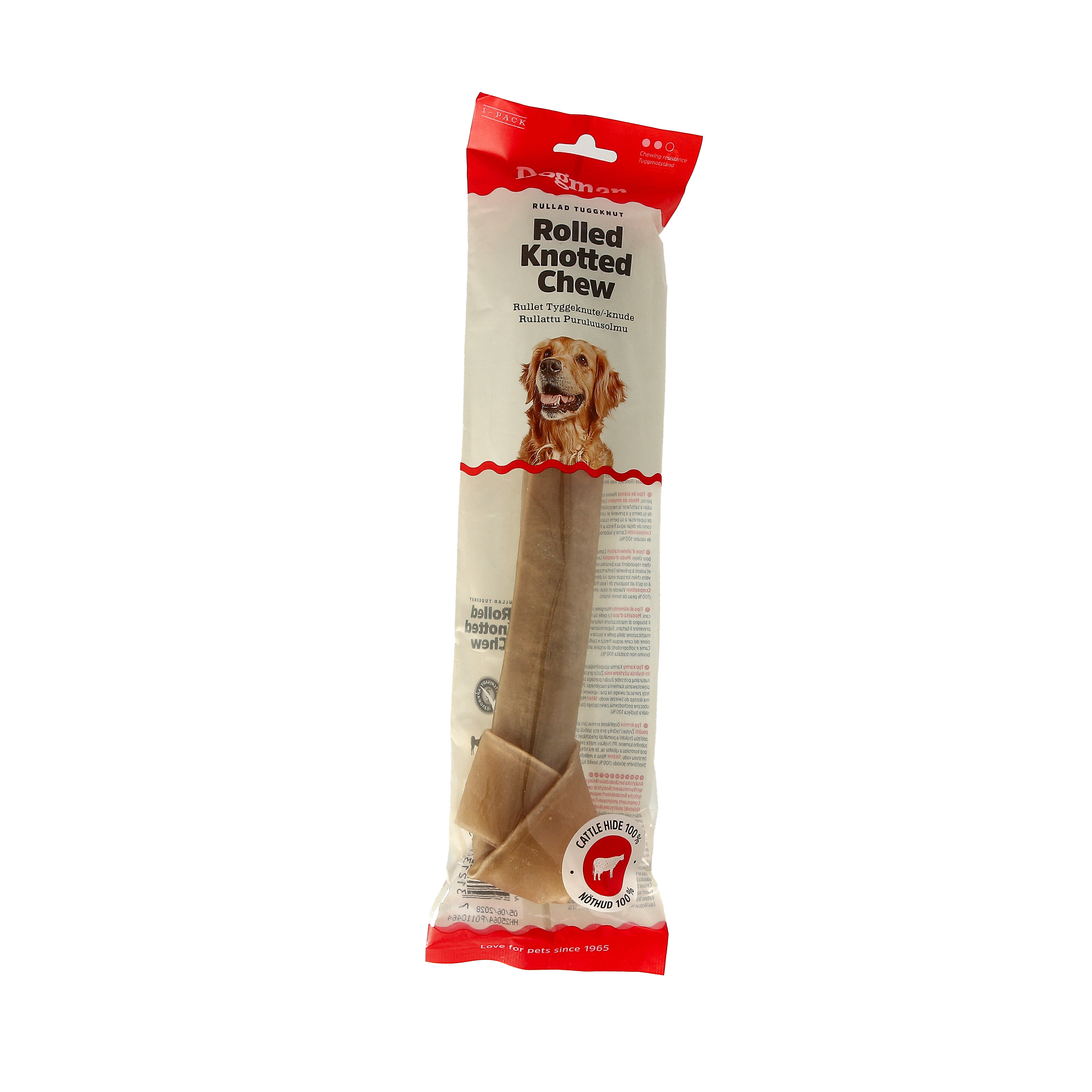 Tuggknut Rullad Brun 30cm