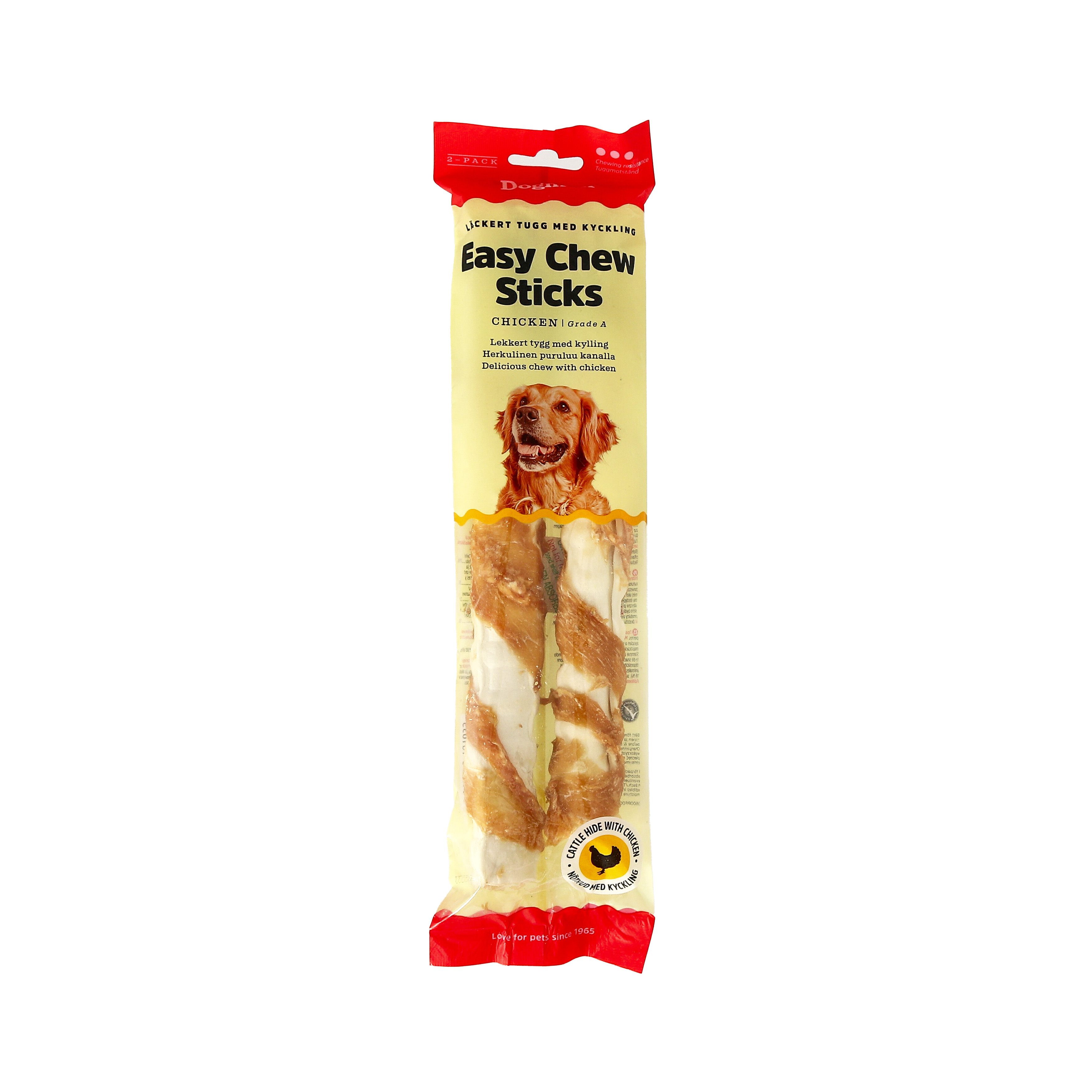 Easychew Sticks med Kyckling 2p Vit 25cm