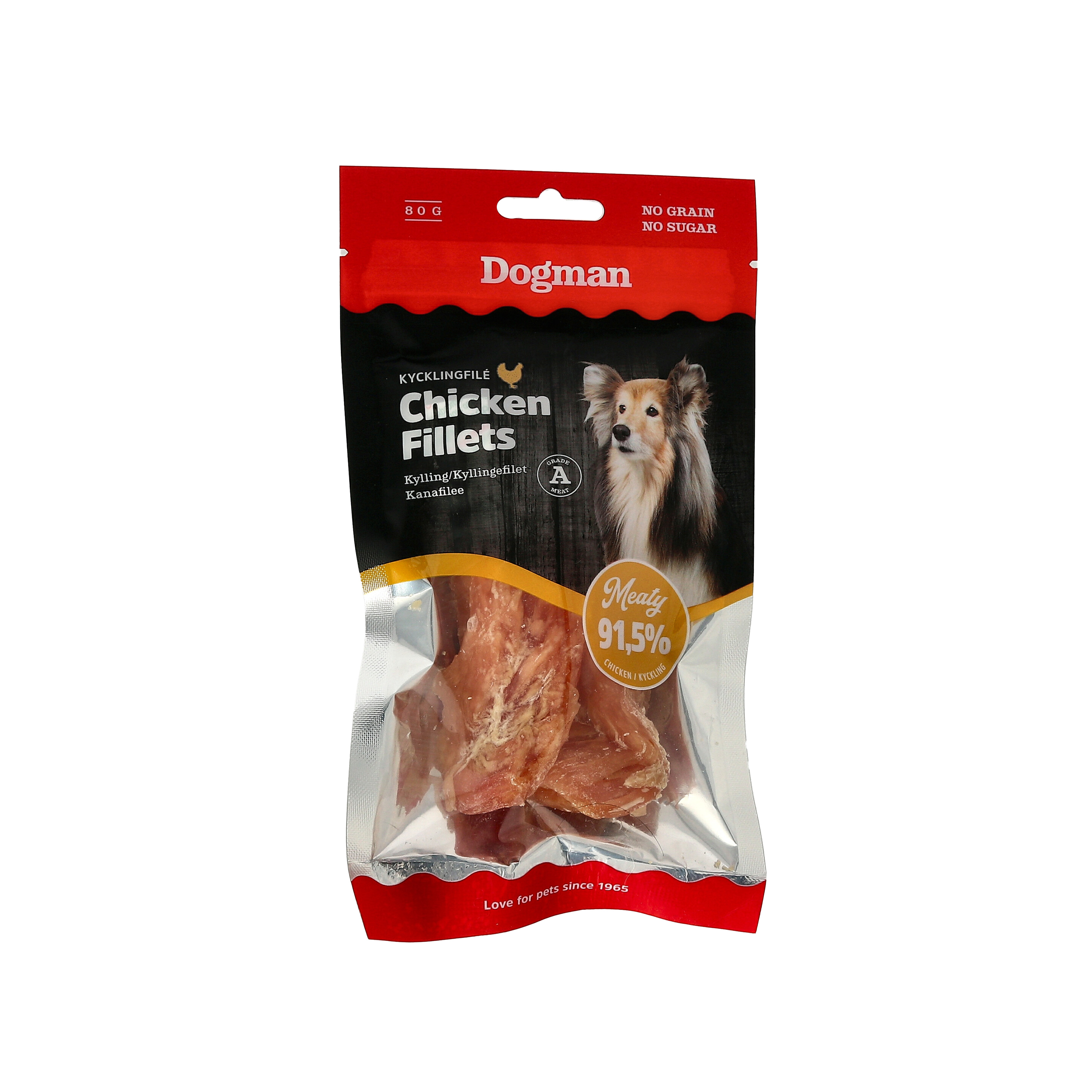 Meaty Kycklingfil&eacute; Hundgodis 80g