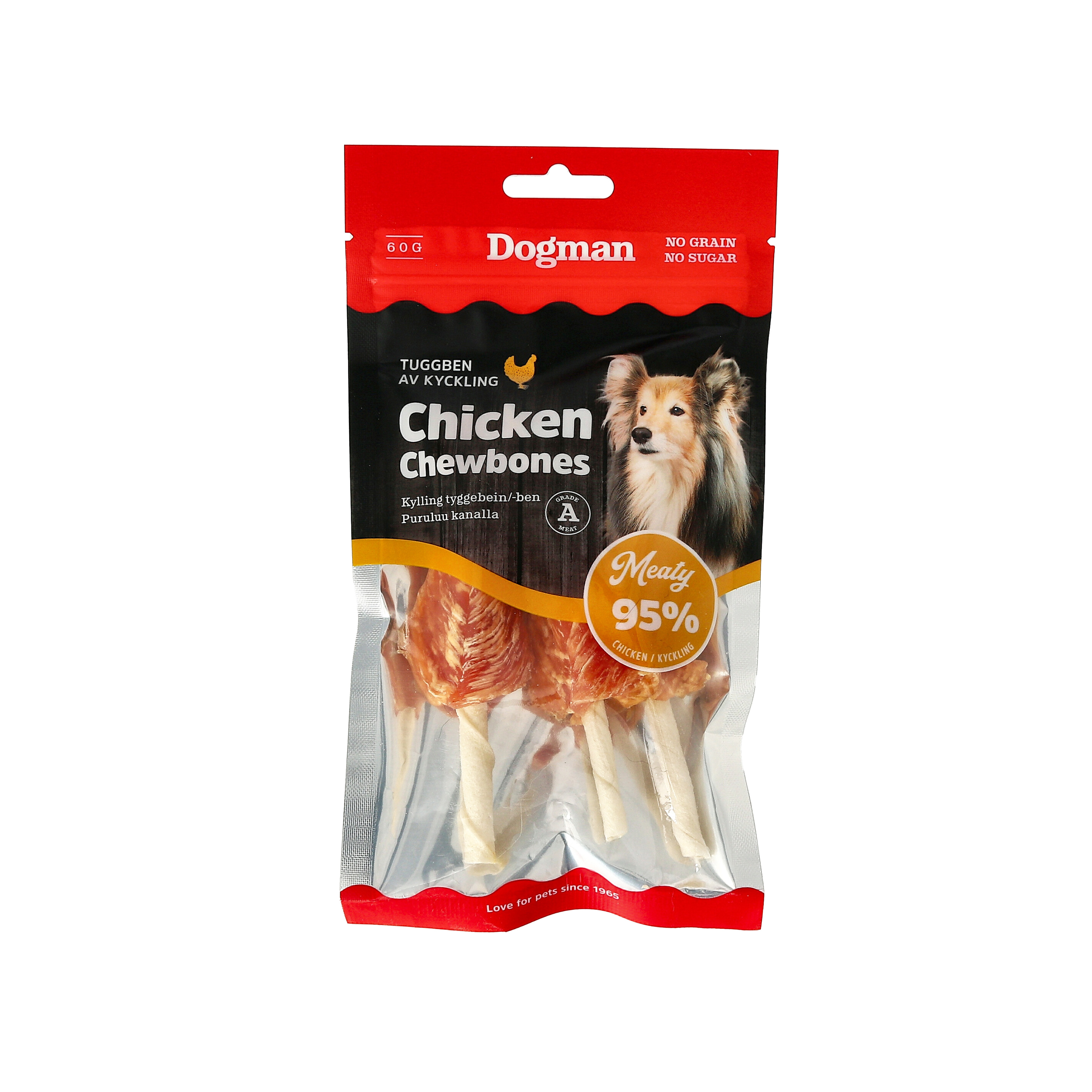 Meaty Kyckling Tuggben 3p 60g