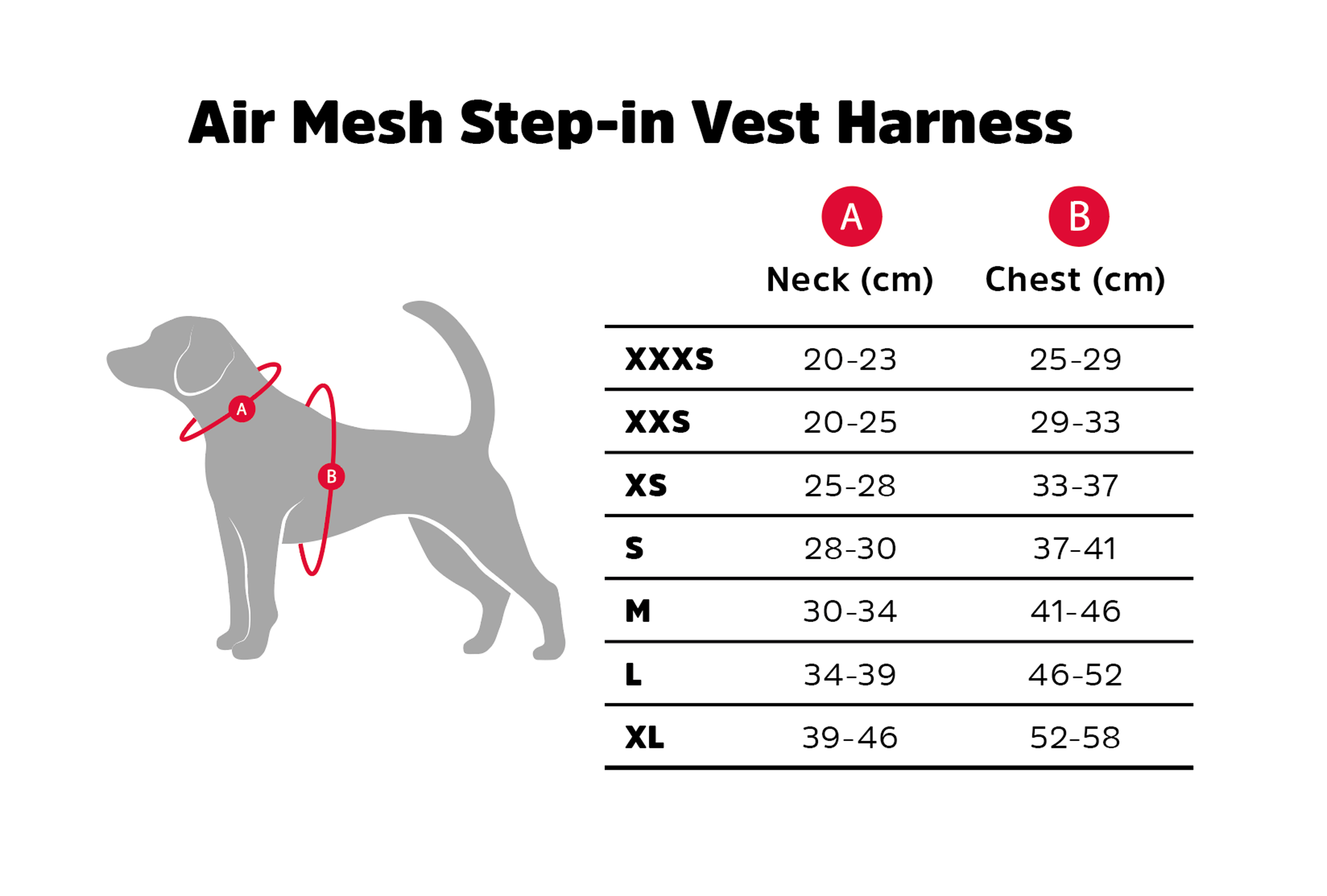 Air Mesh Step-In Vest Harness Beige