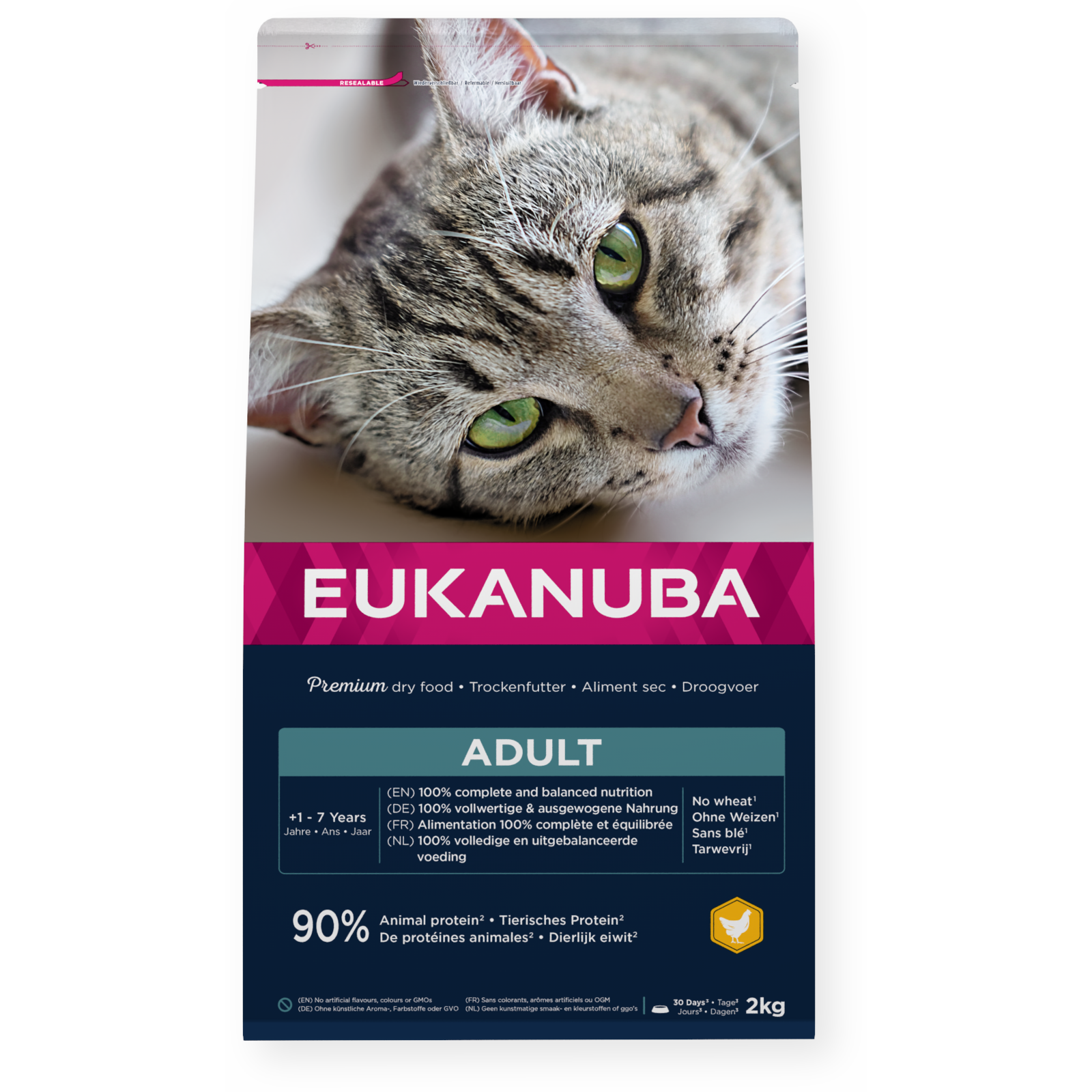 Eukanuba Cat Adult Chicken Torrfoder till Katt