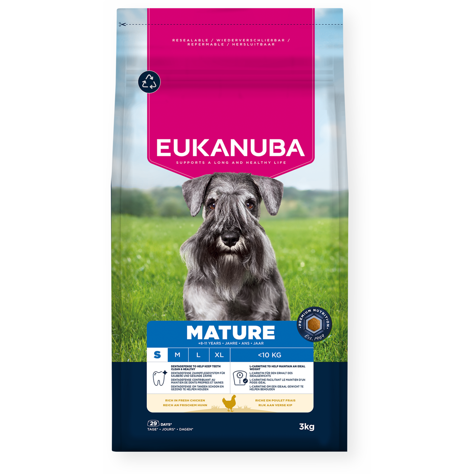 Dog Mature Small Breed Chicken 3kg