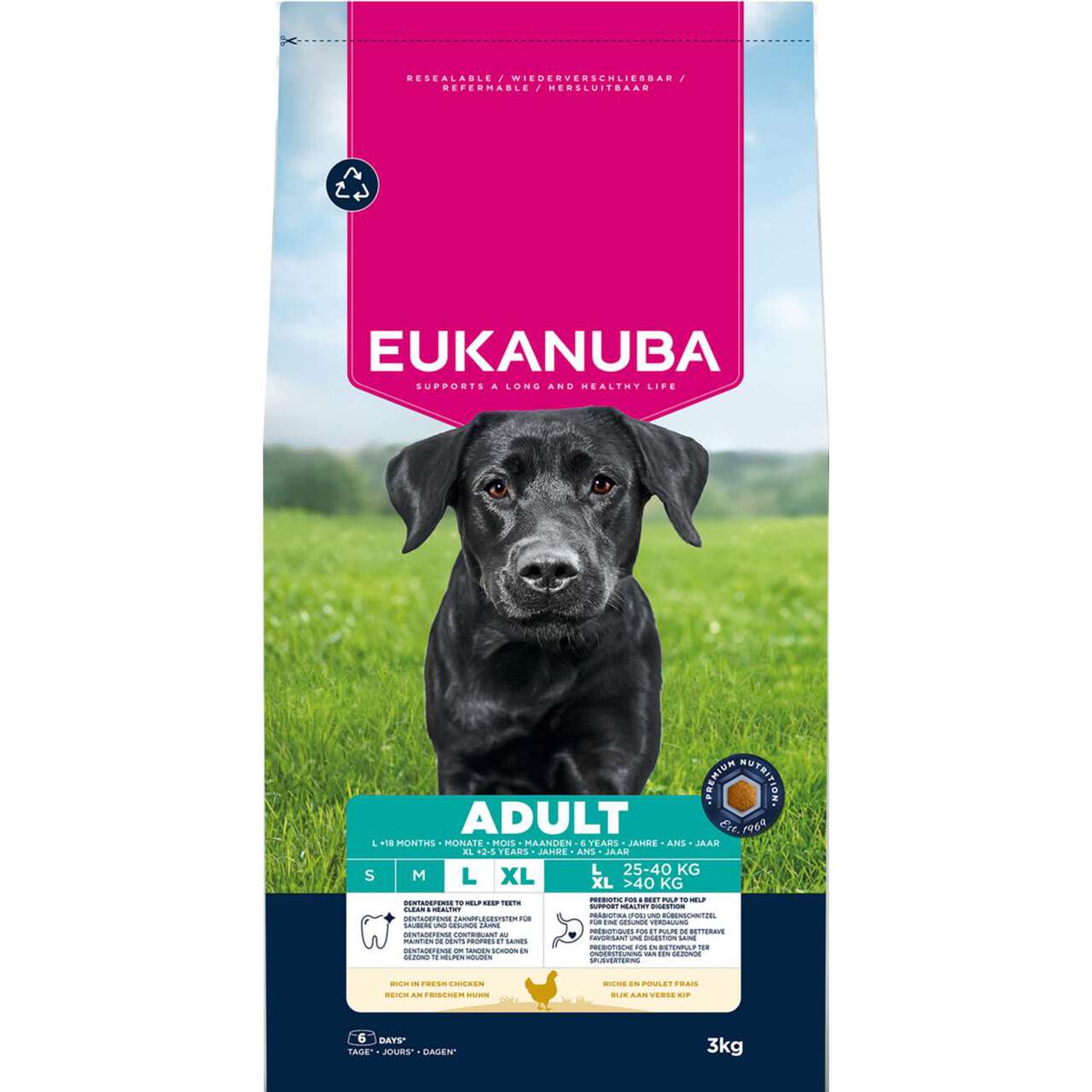 Dog Adult Large Torrfoder f&ouml;r hund 3kg