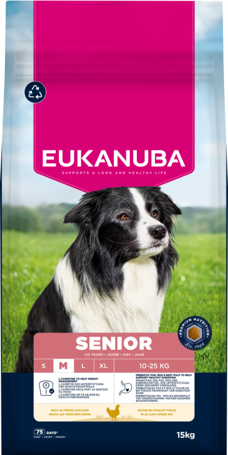 Dog Senior Medium Torrfoder f&ouml;r hund 15kg