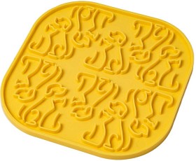 Lollipopp Slickmatta Gul 19cm