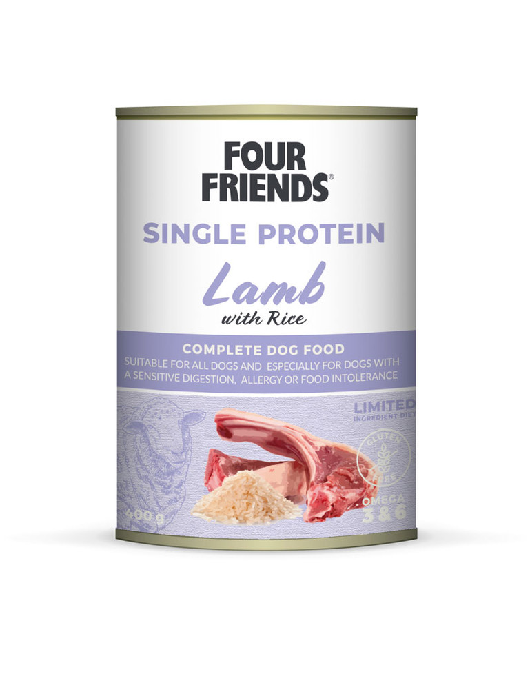 Single Protein Lamb & Rice Våtfoder för hund 400g
