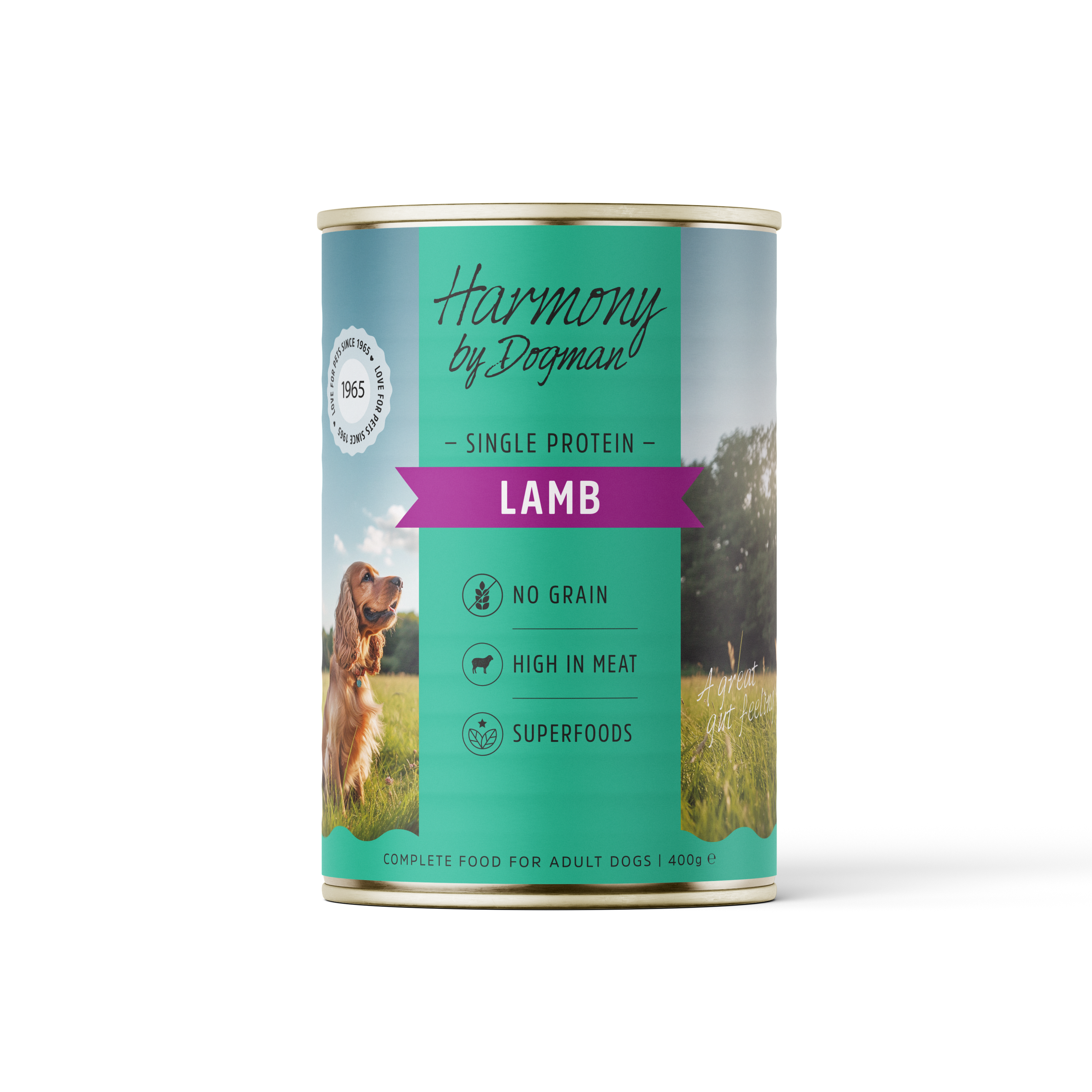 Våtfoder för hund Lamb Can 400g