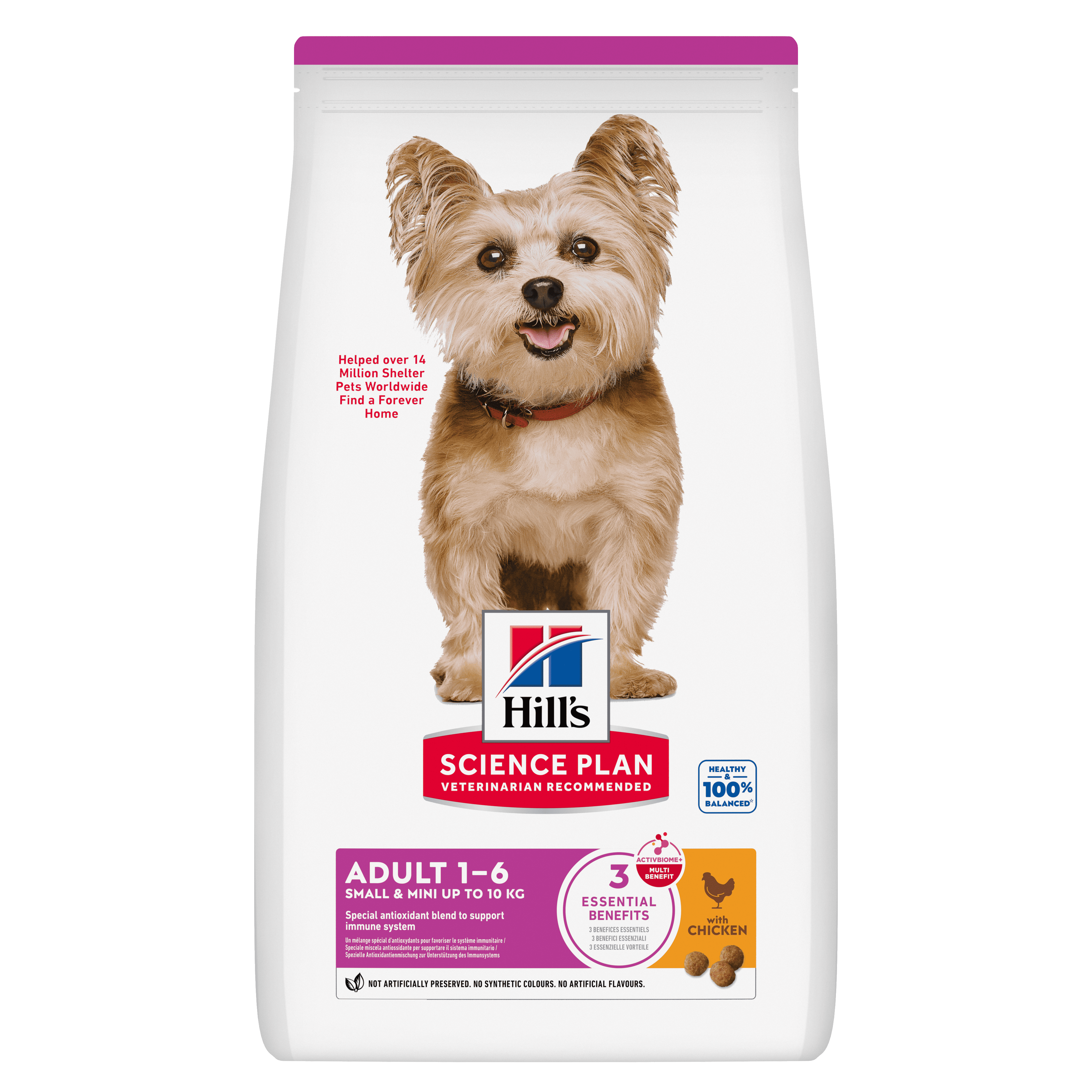 Adult Small & Mini Chicken Hundfoder 6kg
