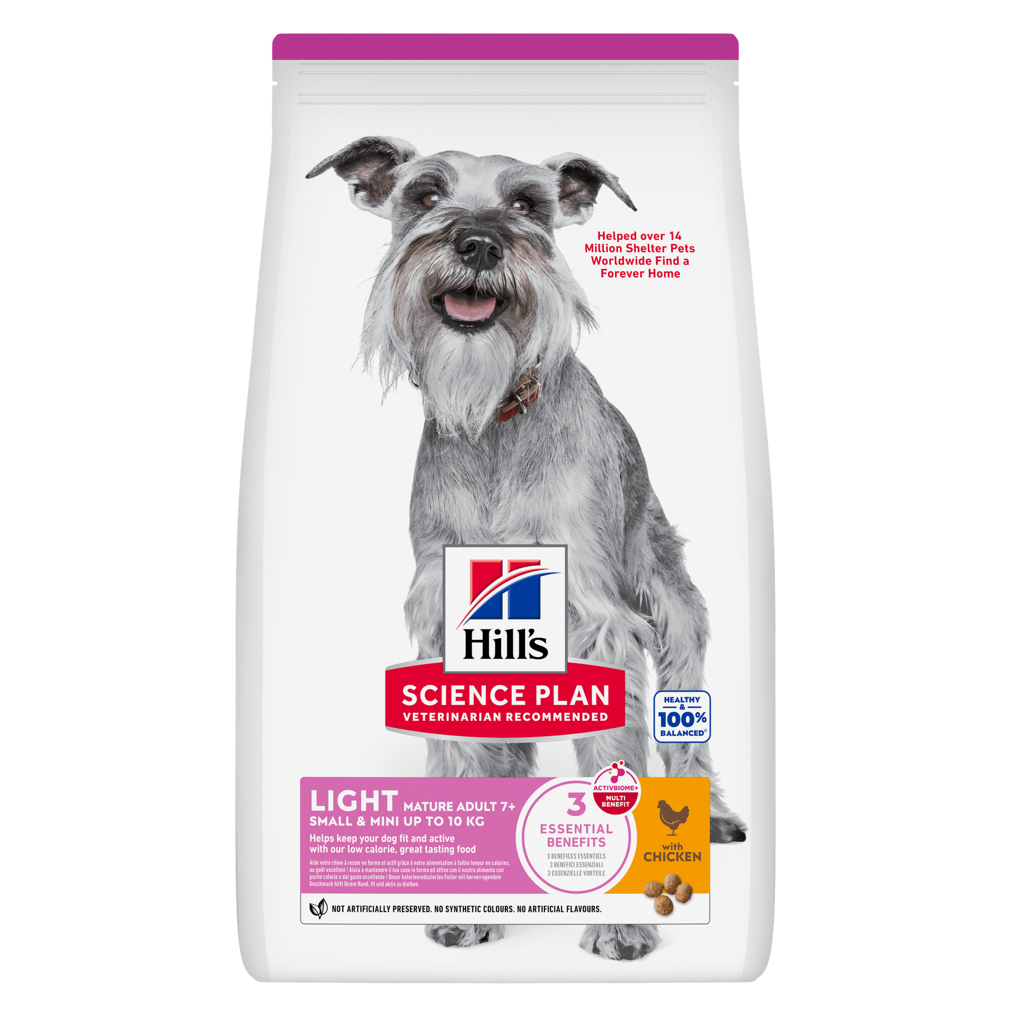 Hill's Science Plan Mature Adult 7+ Small & Mini Light Chicken - 2,5 kg