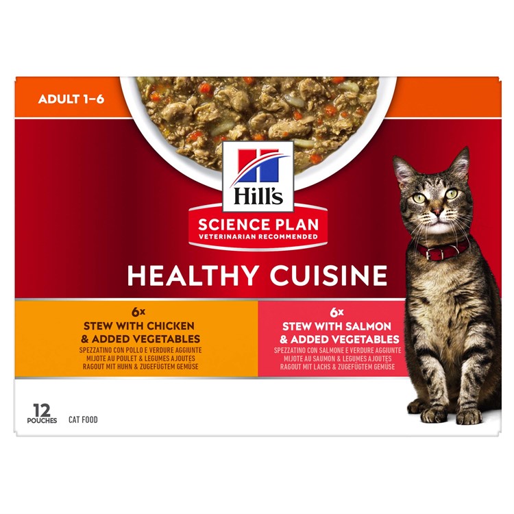 Adult Healthy Cuisine Chicken & Salmon 12x80g