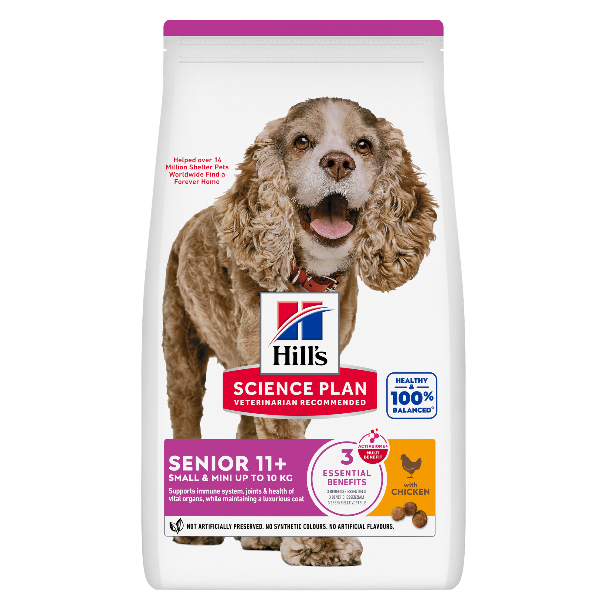 Senior 11+ Small &amp; Mini Chicken Hundfoder 1,5kg