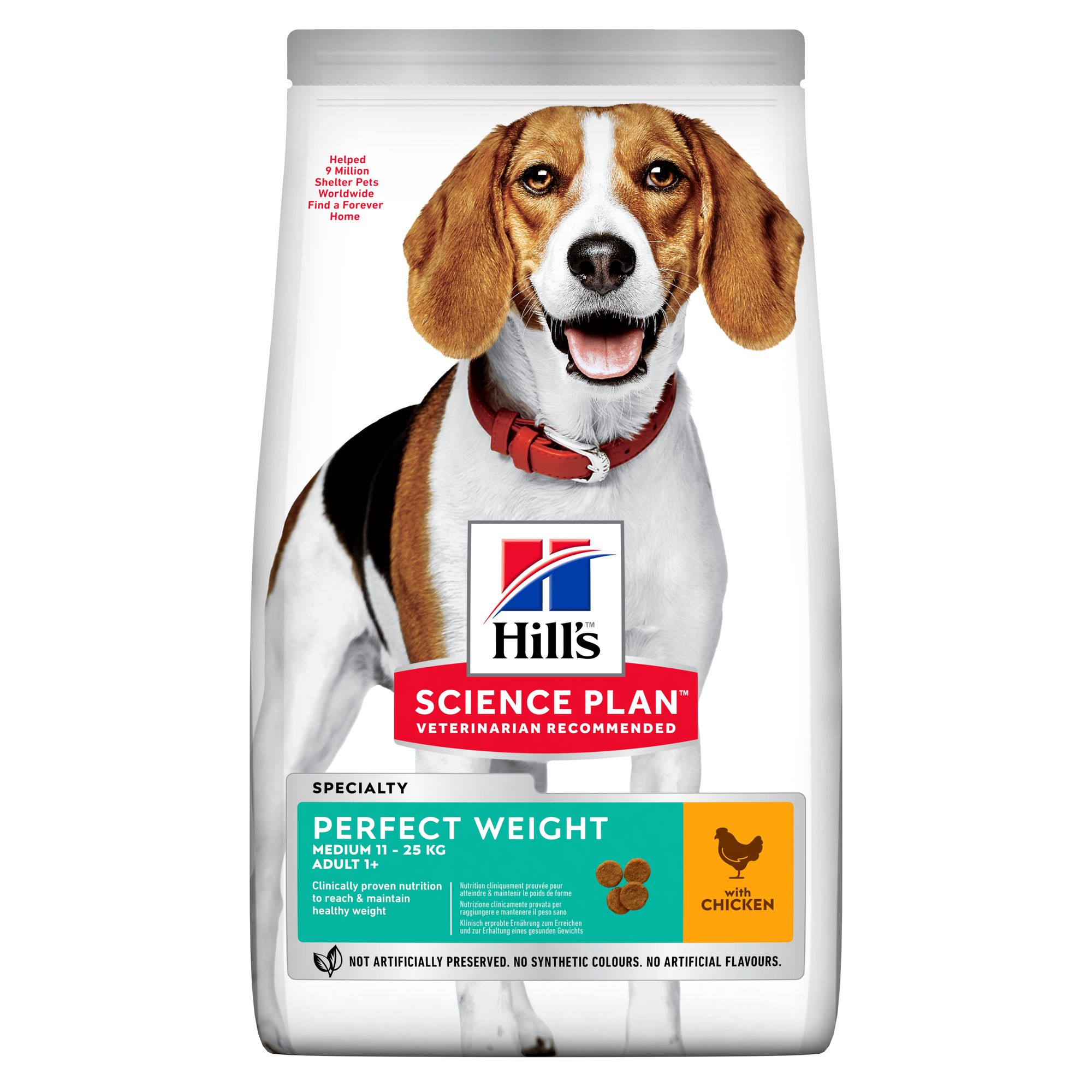 Adult Perfect Weight Medium Chicken Hundfoder 2kg