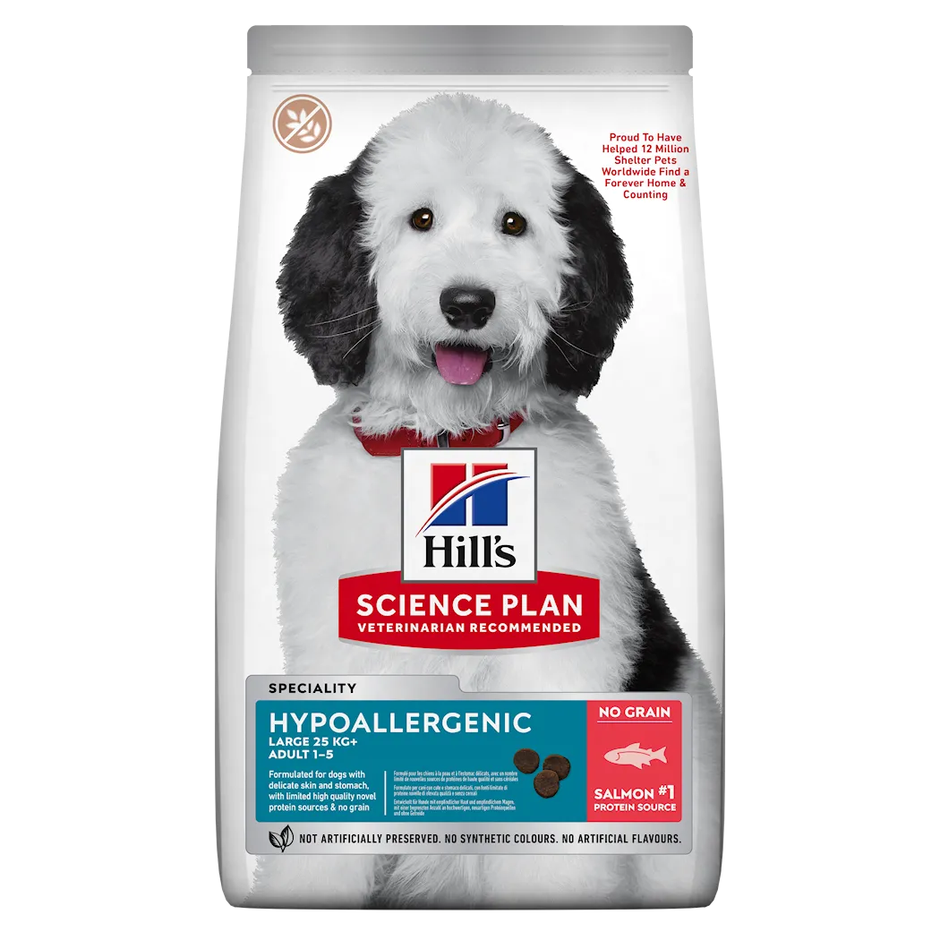 Adult Hypoallergenic Large Salmon Hundfoder 14kg