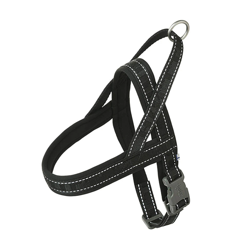 Casual Harness Eco hundsele Svart 70-80cm