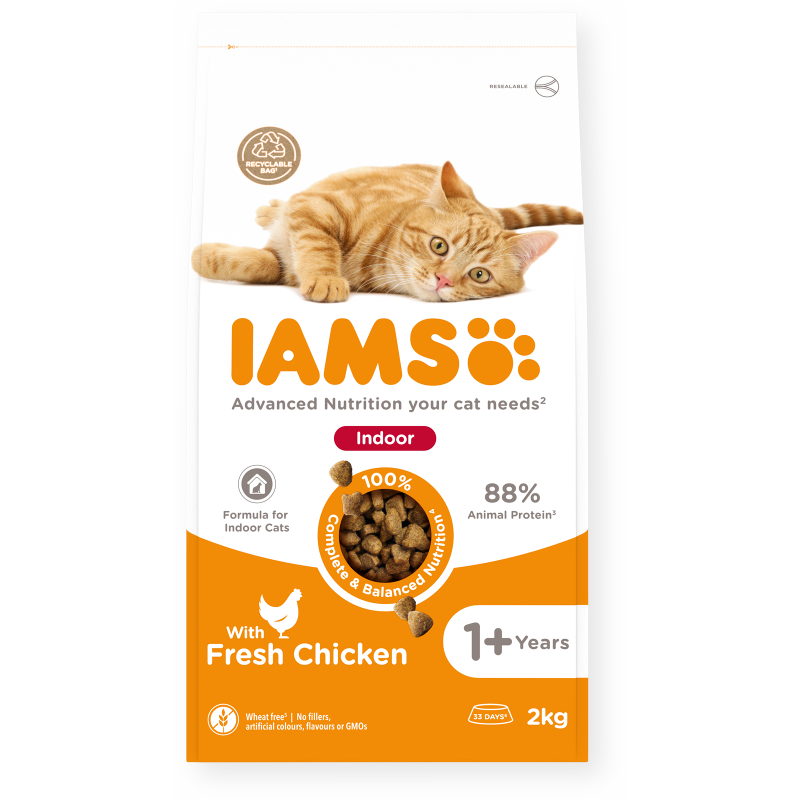 Cat Adult Indoor Fresh Chicken 10kg