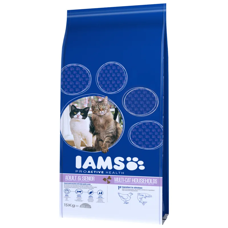 Cat Adult Multi-Cat torrfoder för katt 15kg
