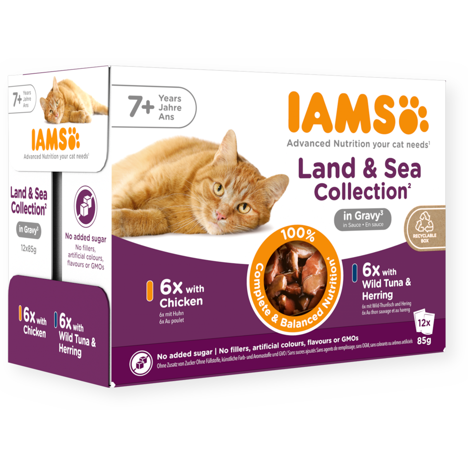 Delights Gravy Land&amp;Sea Collection Senior7+ 12x85g