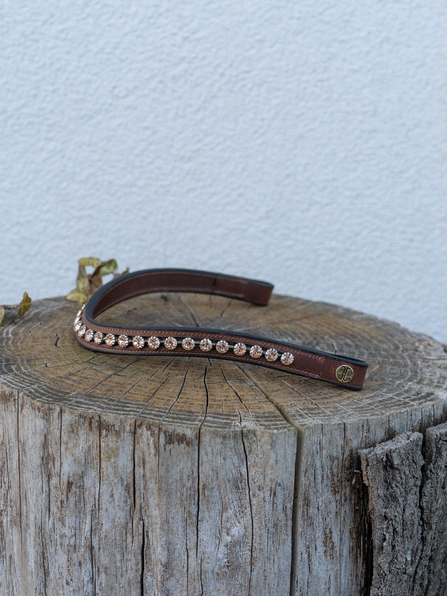 Pannband Kristall Rosé Brun Cob