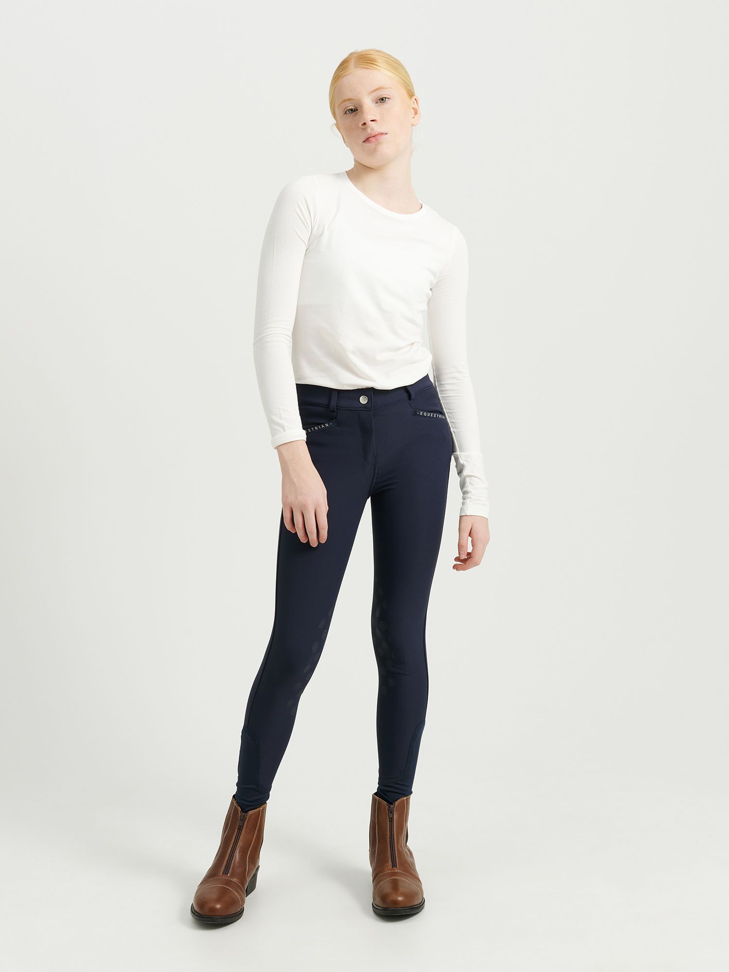 Hedvig Ridbyxa Helskodd Junior Marin