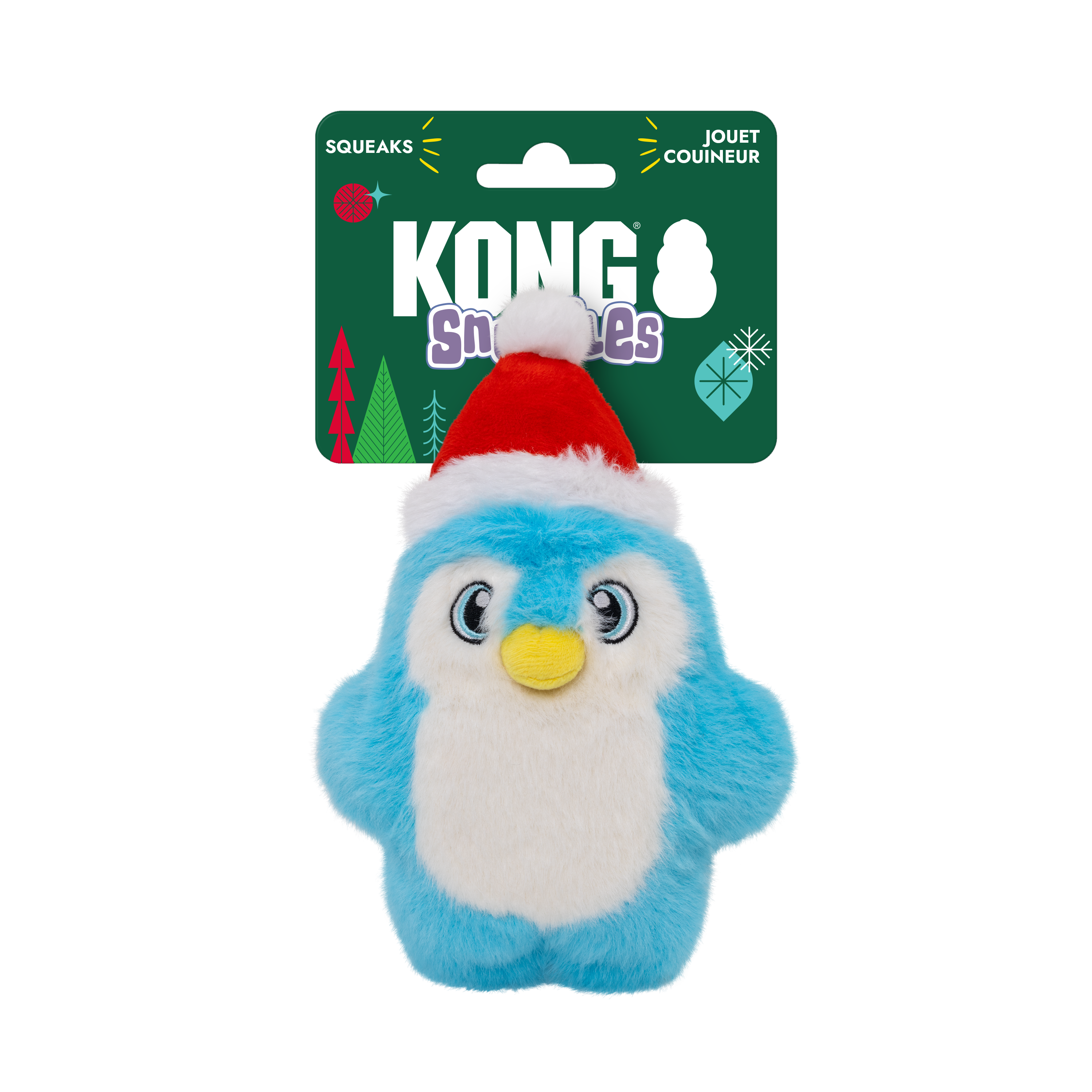 Holiday Snuzzles Santa Penguin Hundleksak S/M