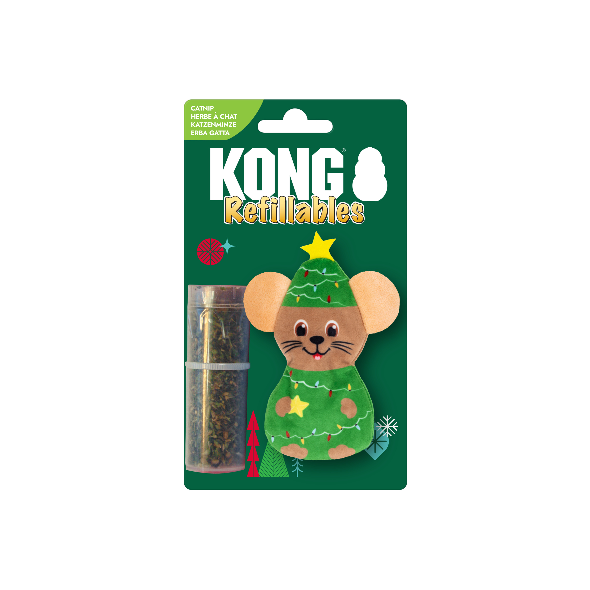 Holiday Refillables Mouse Kattleksak